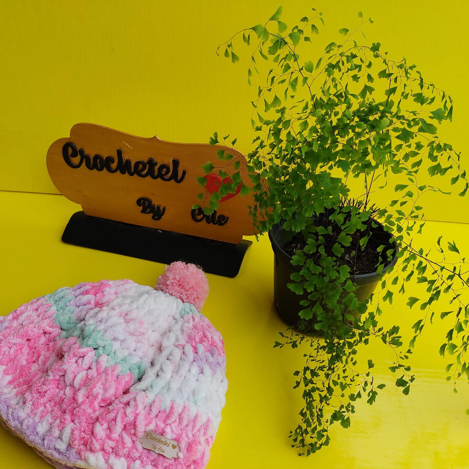 Gorro de crochê adulto