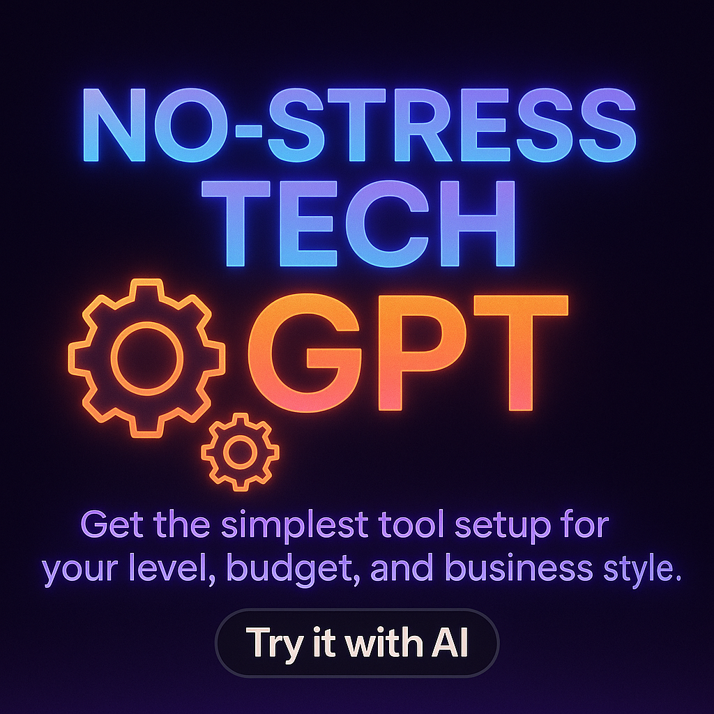 No-Stress Tech GPT