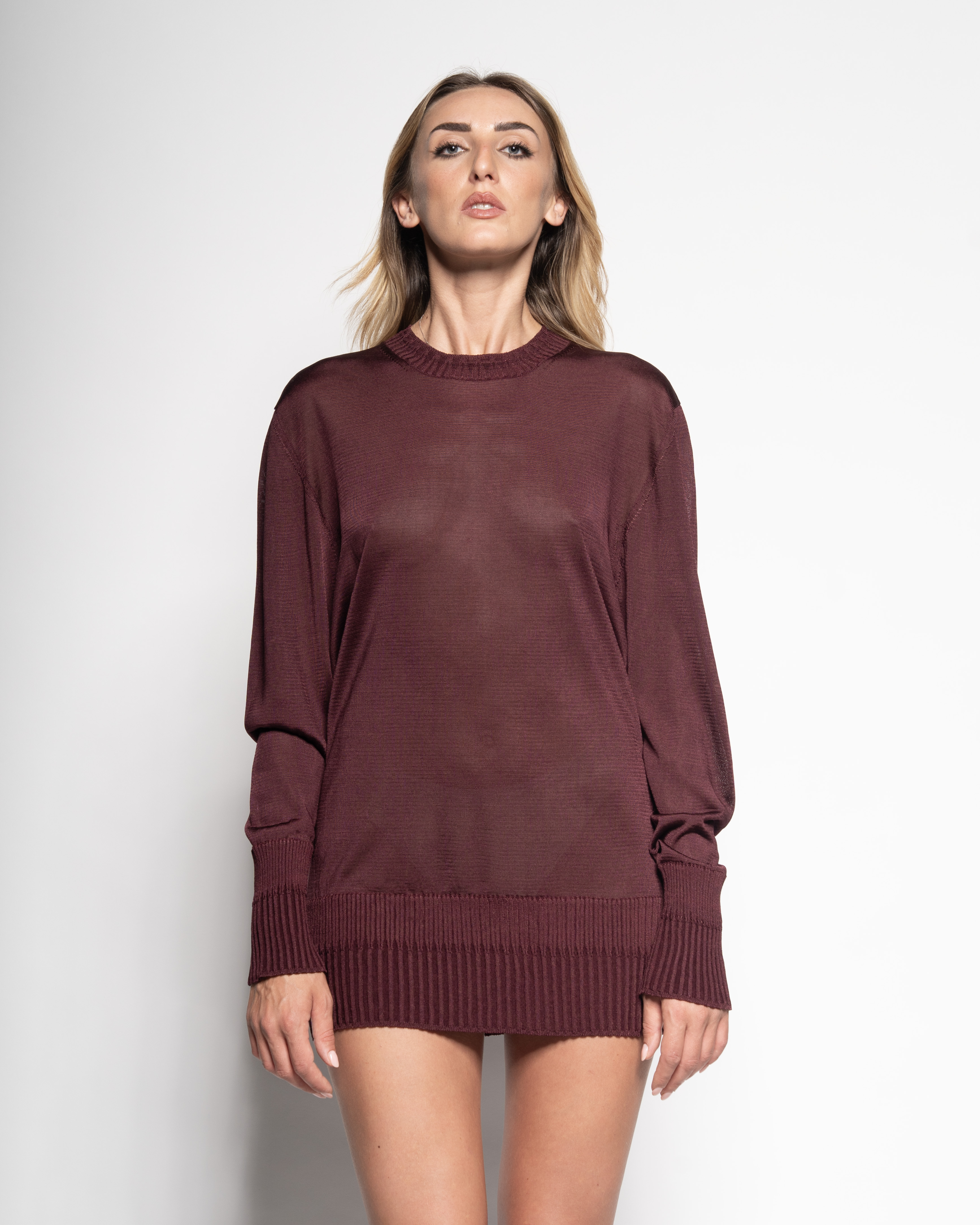 Fine knit Crewneck sweater