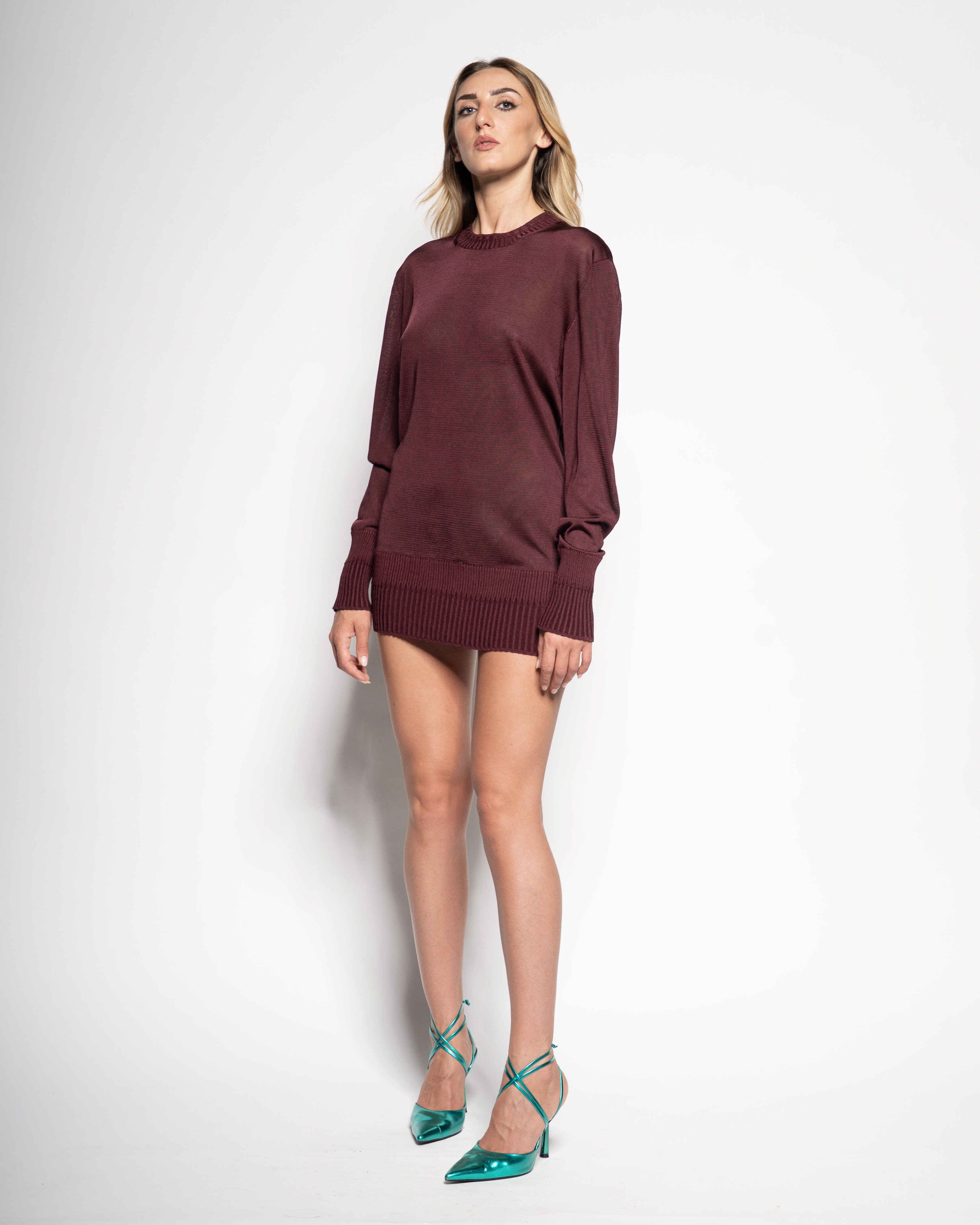 Fine knit Crewneck sweater