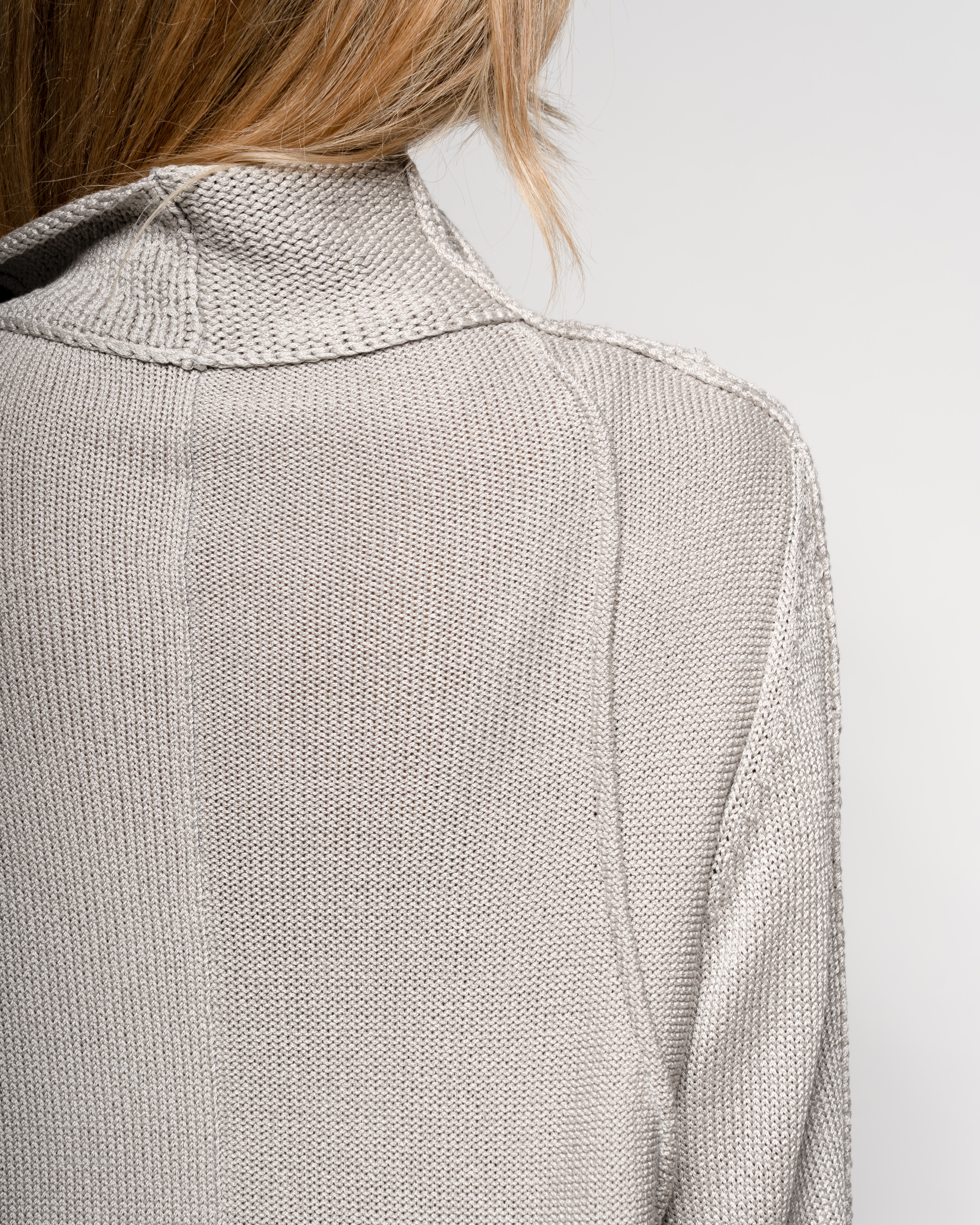 Handmade cardigan heavy silk