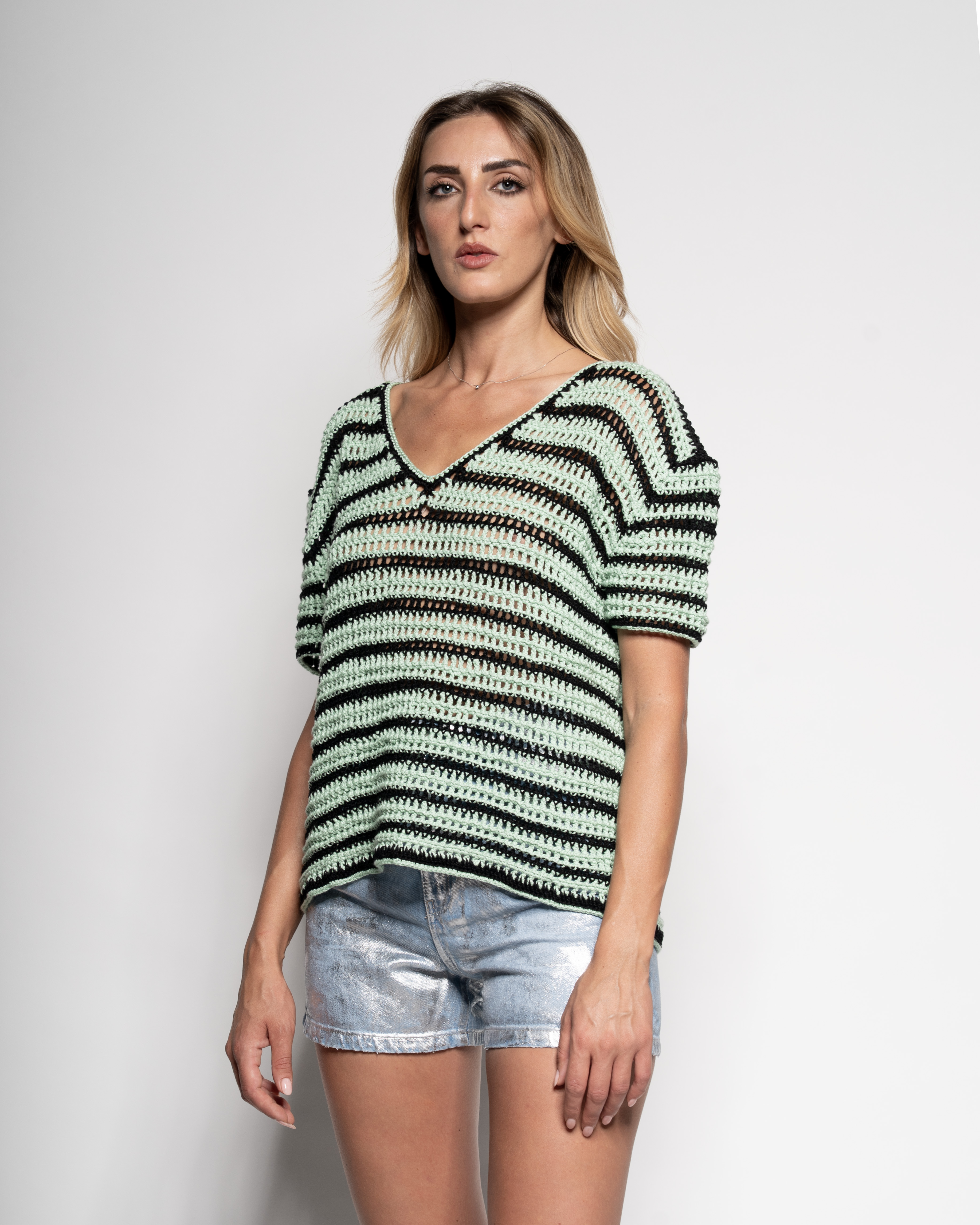 Handmade crochet t-shirt