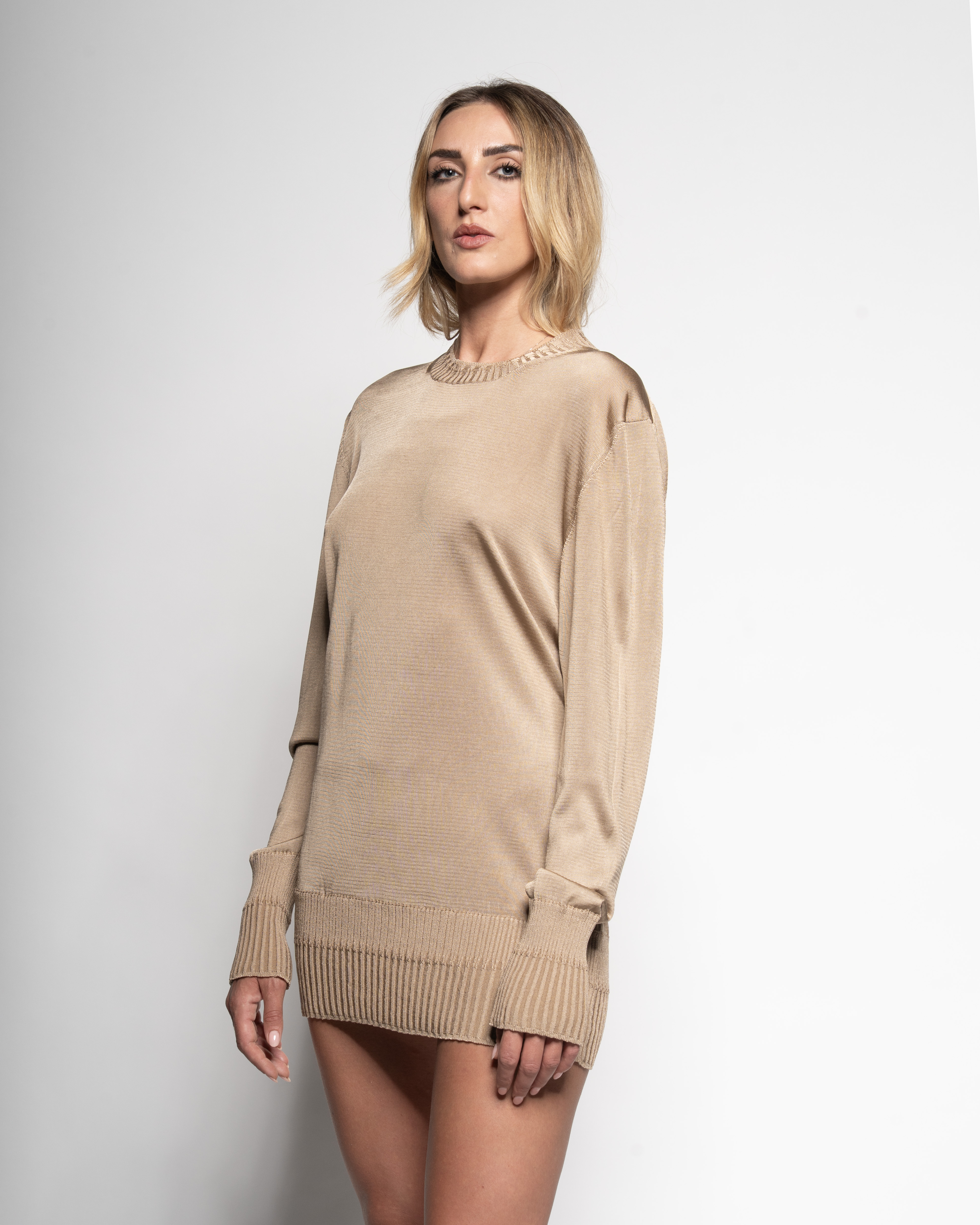 Fine knit Crewneck sweater