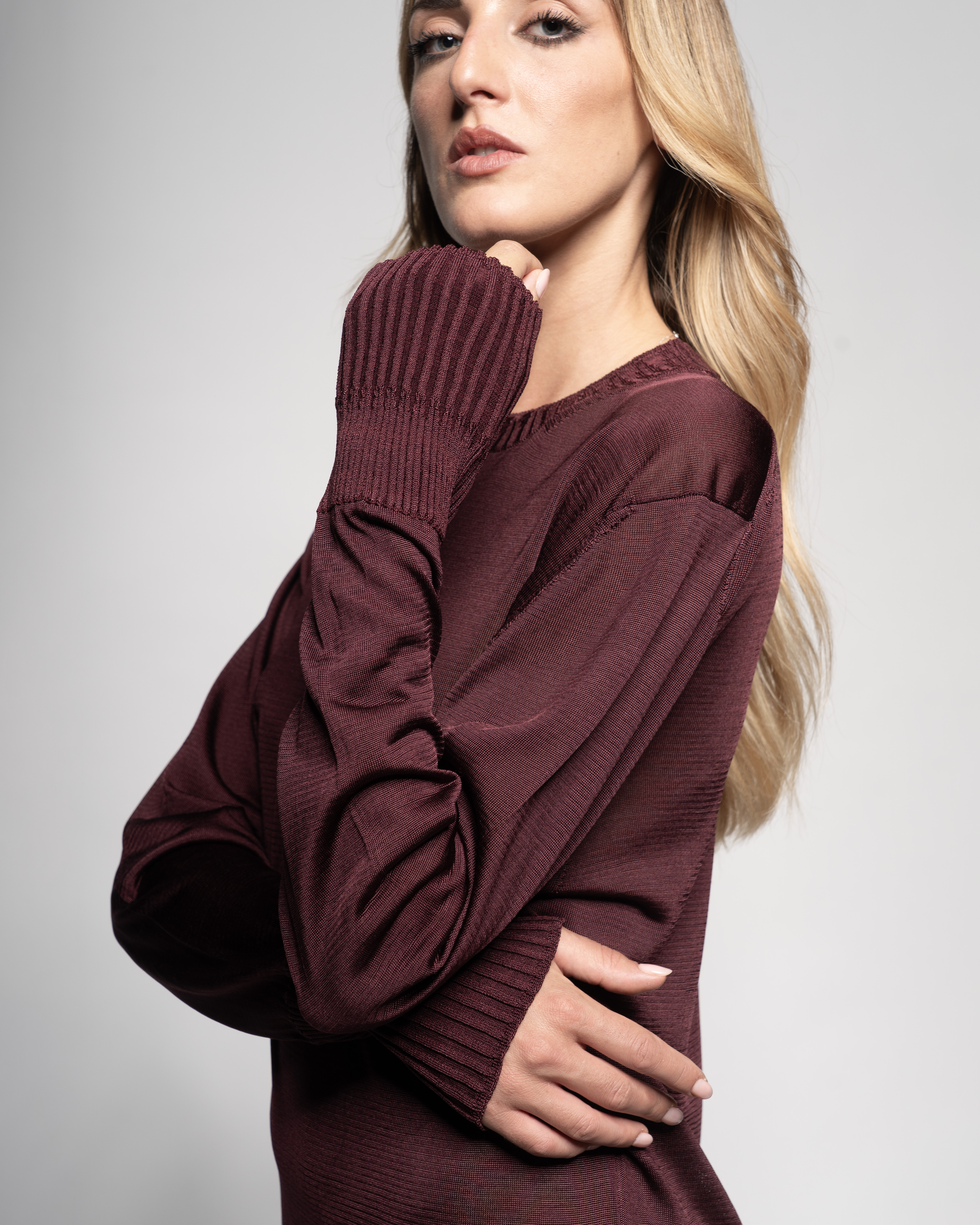 Fine knit Crewneck sweater