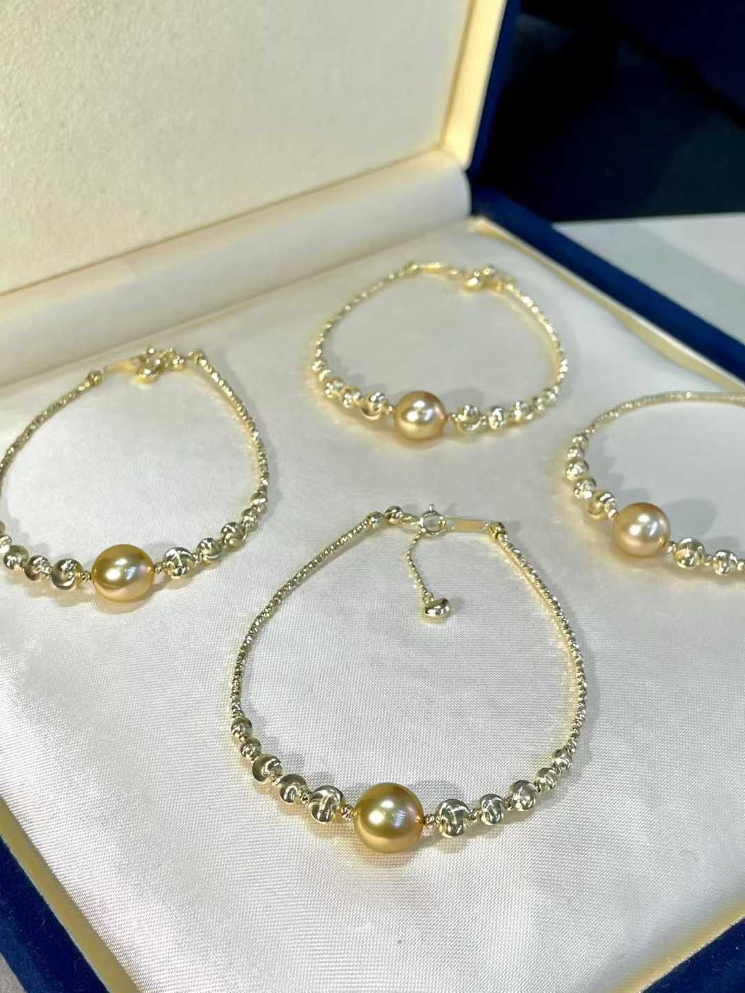 Sunlit Grace Pearl Bracelet