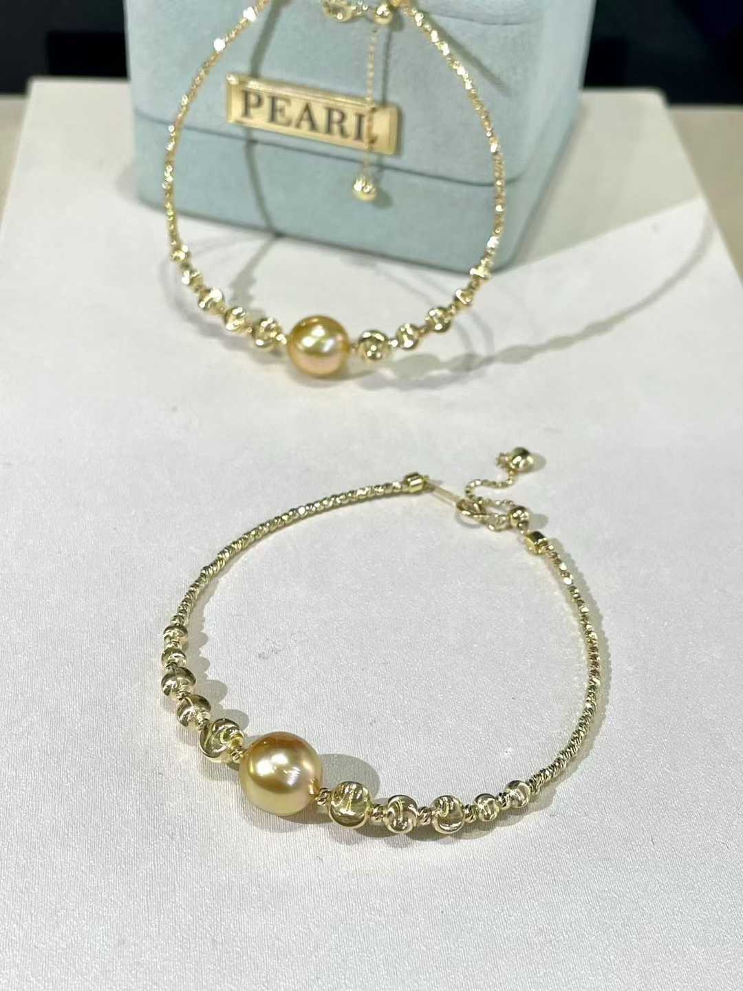 Sunlit Grace Pearl Bracelet