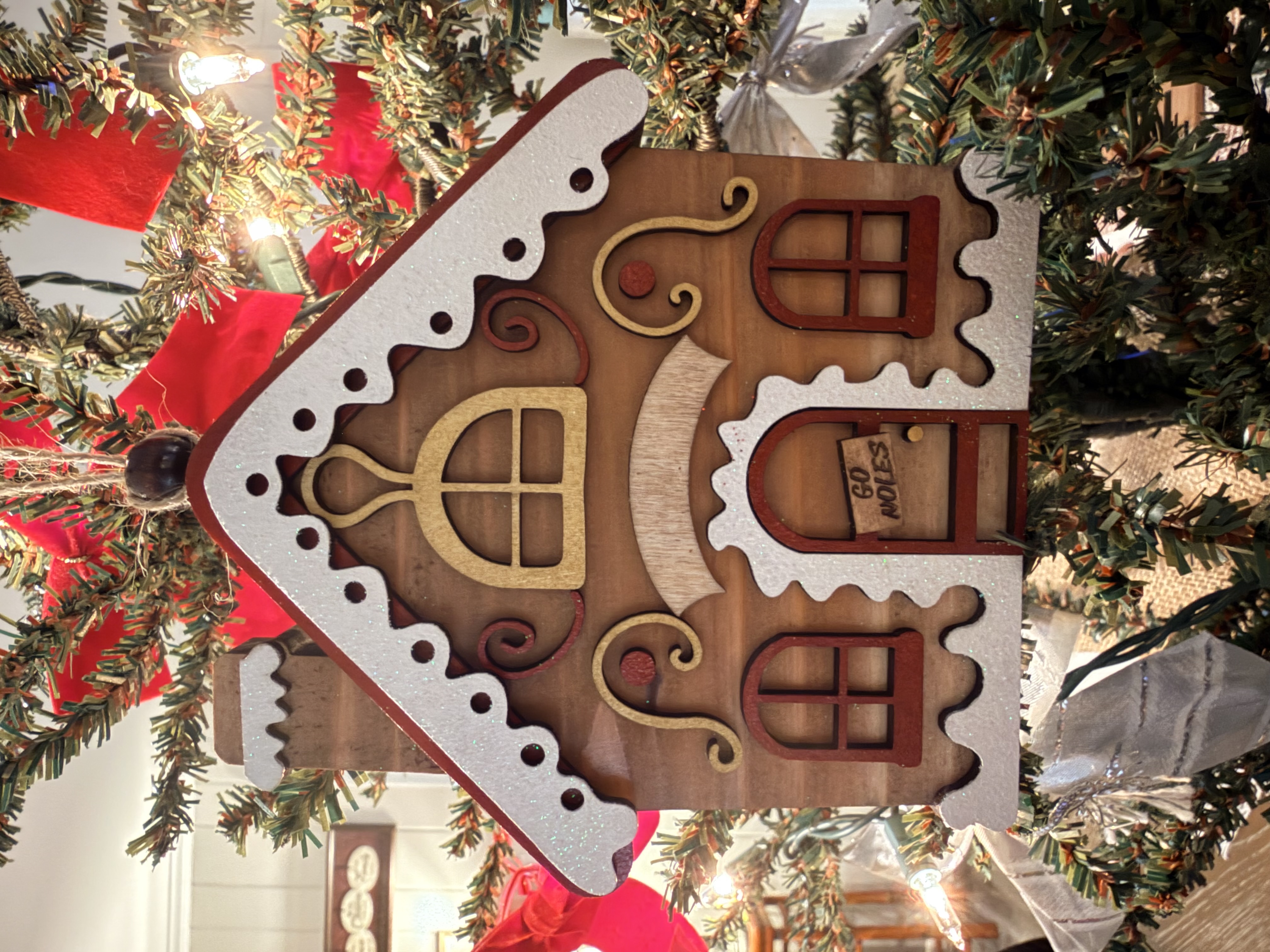 Go Noles Gingerbread House