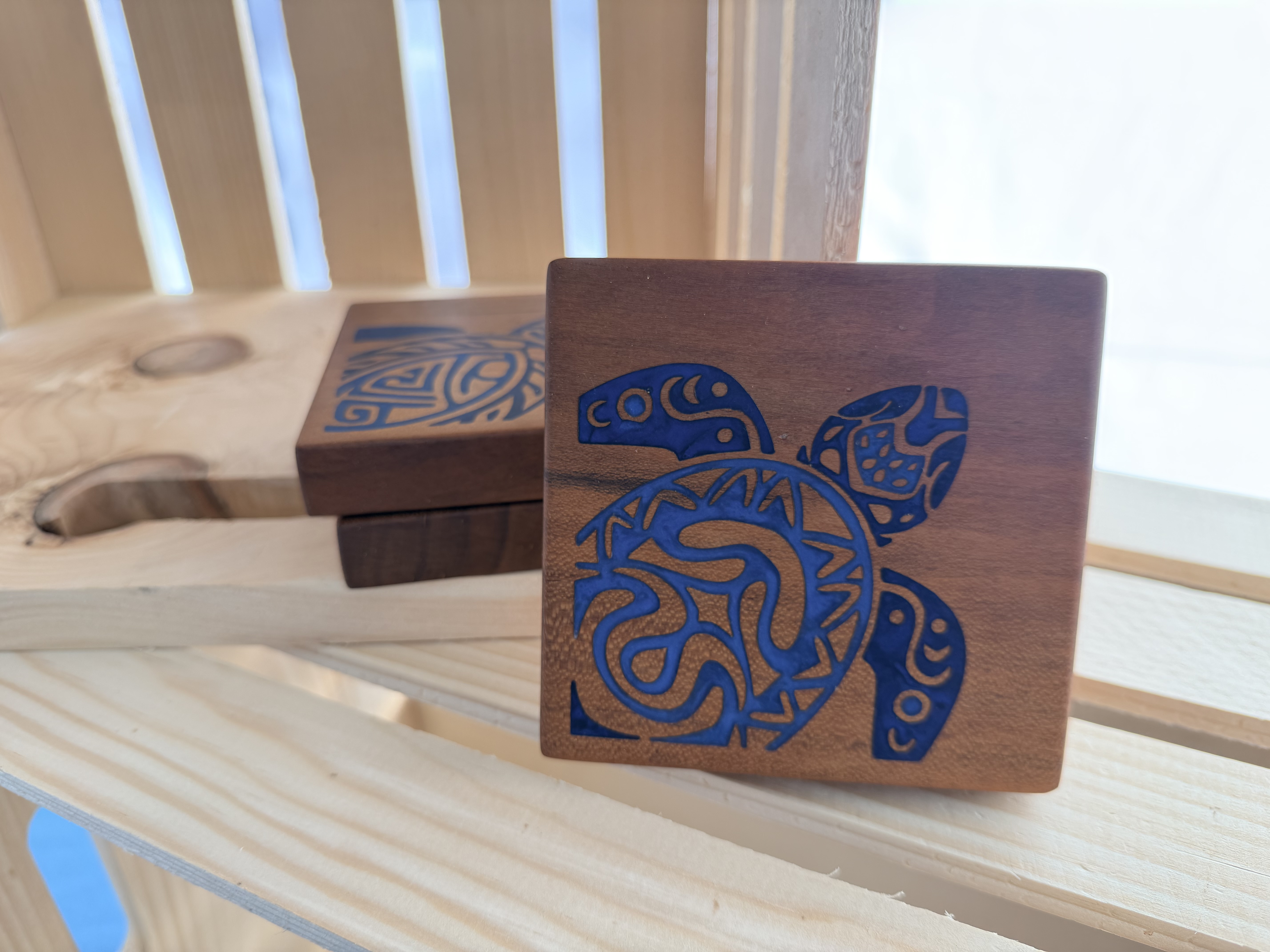 Cherry Wood Coasters