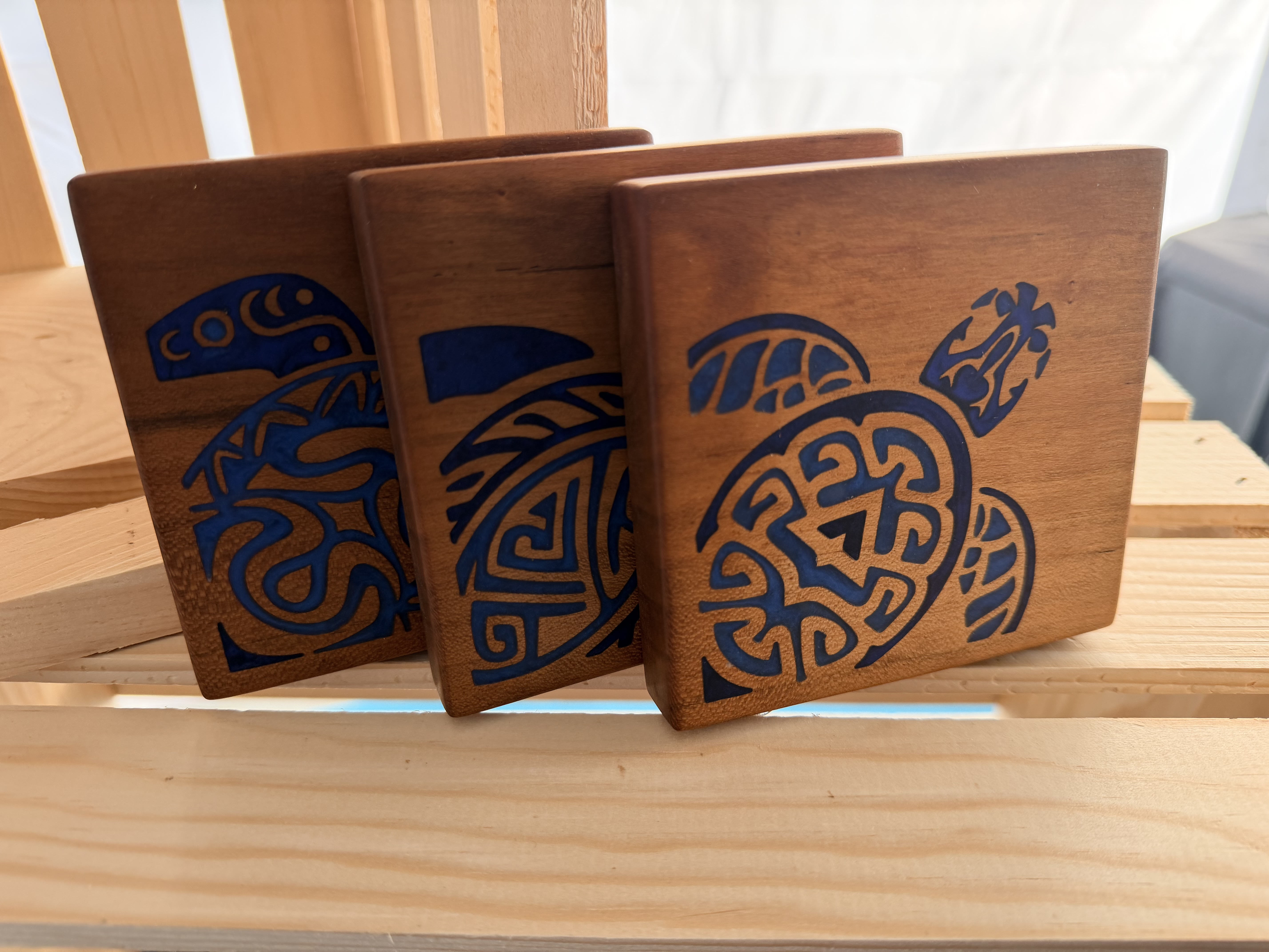 Cherry Wood Coasters