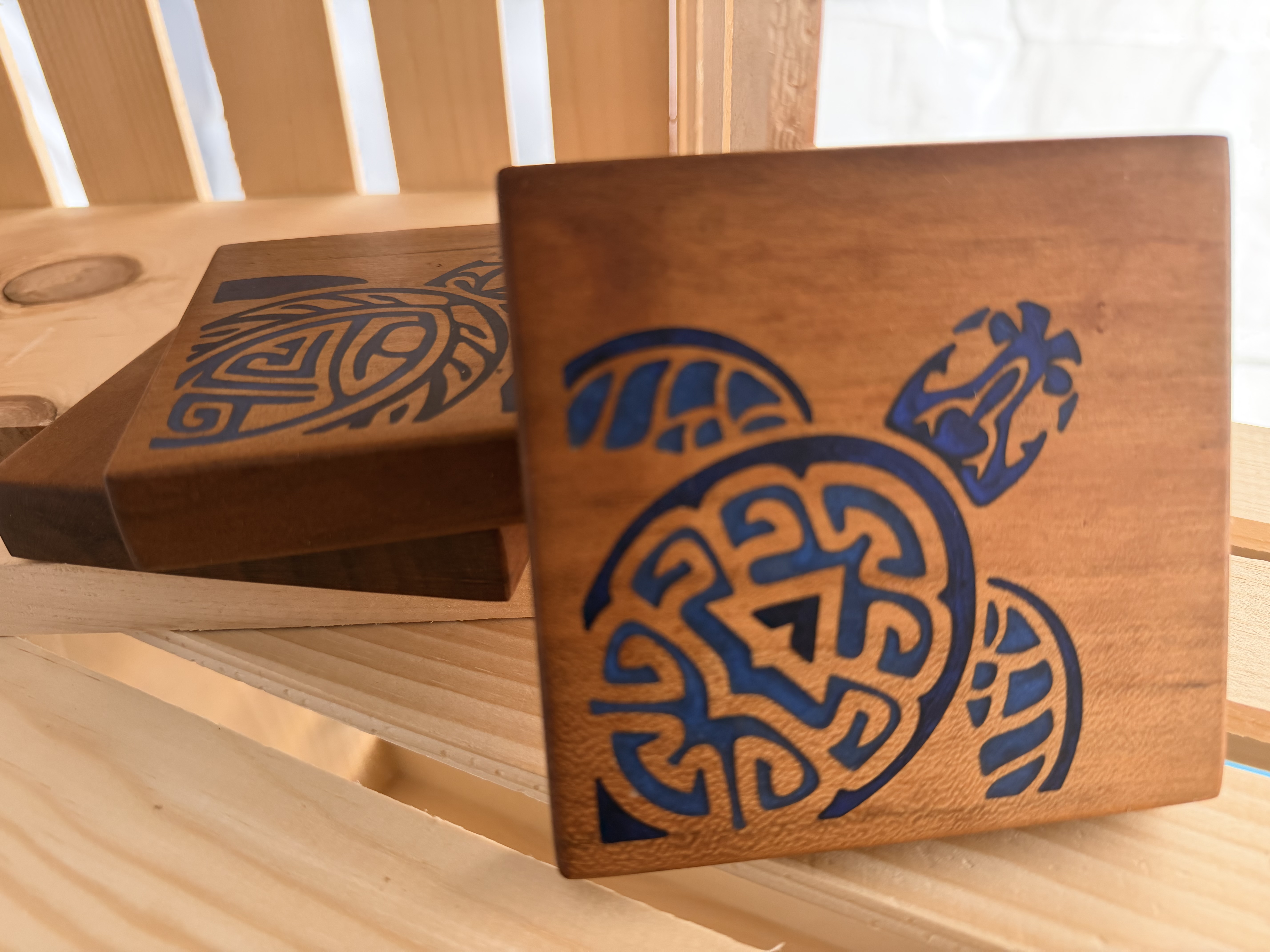 Cherry Wood Coasters