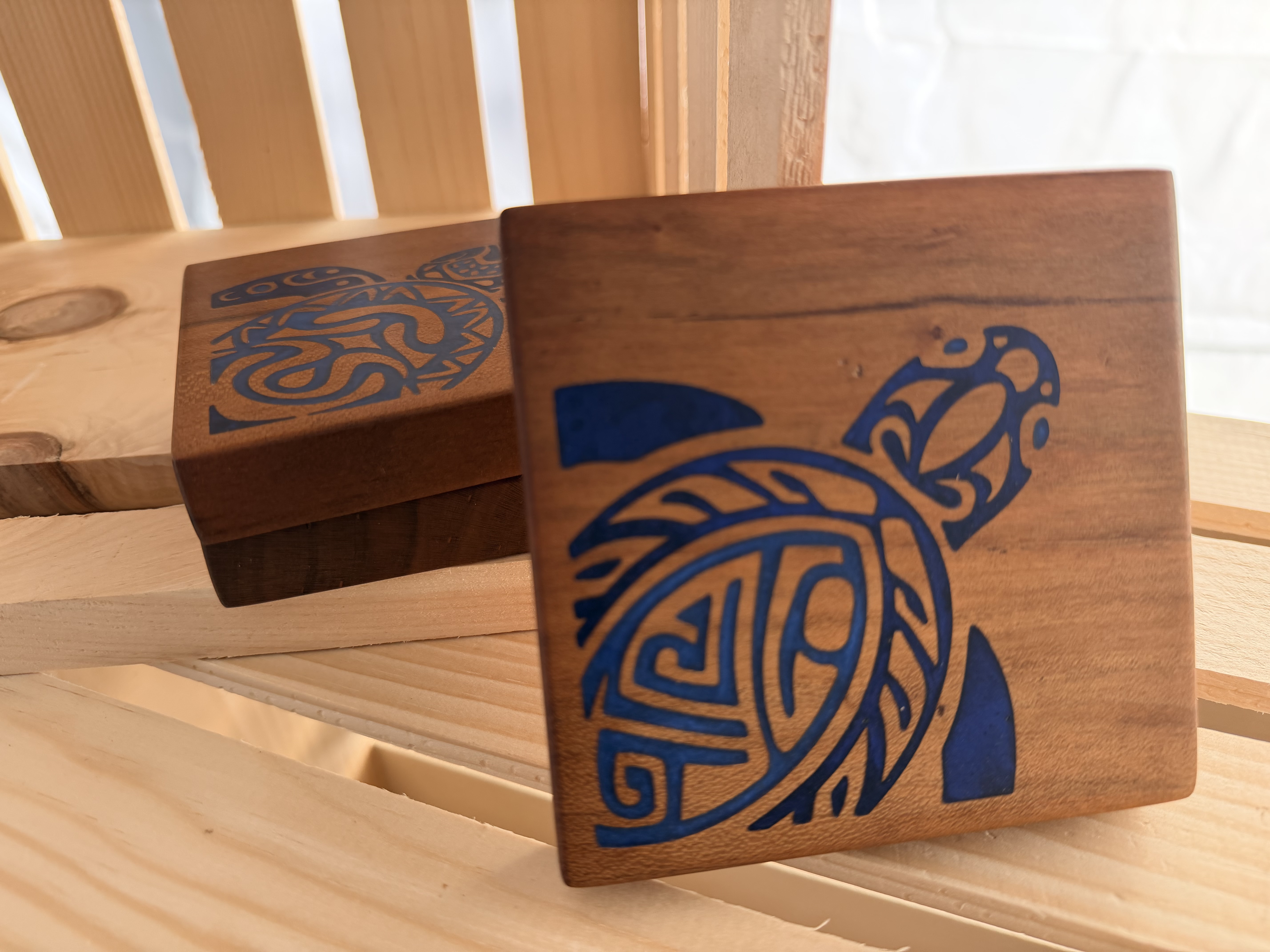 Cherry Wood Coasters