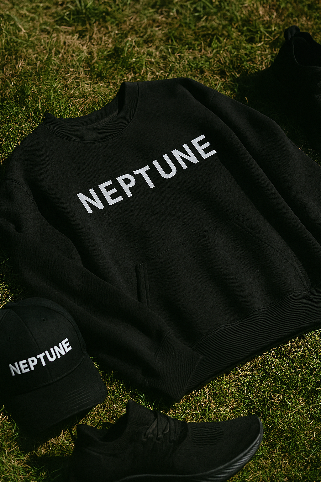 Neptune Black Sweatshirt