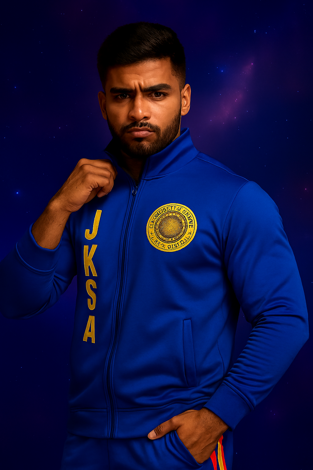 JKSA Blue Sports Jacket