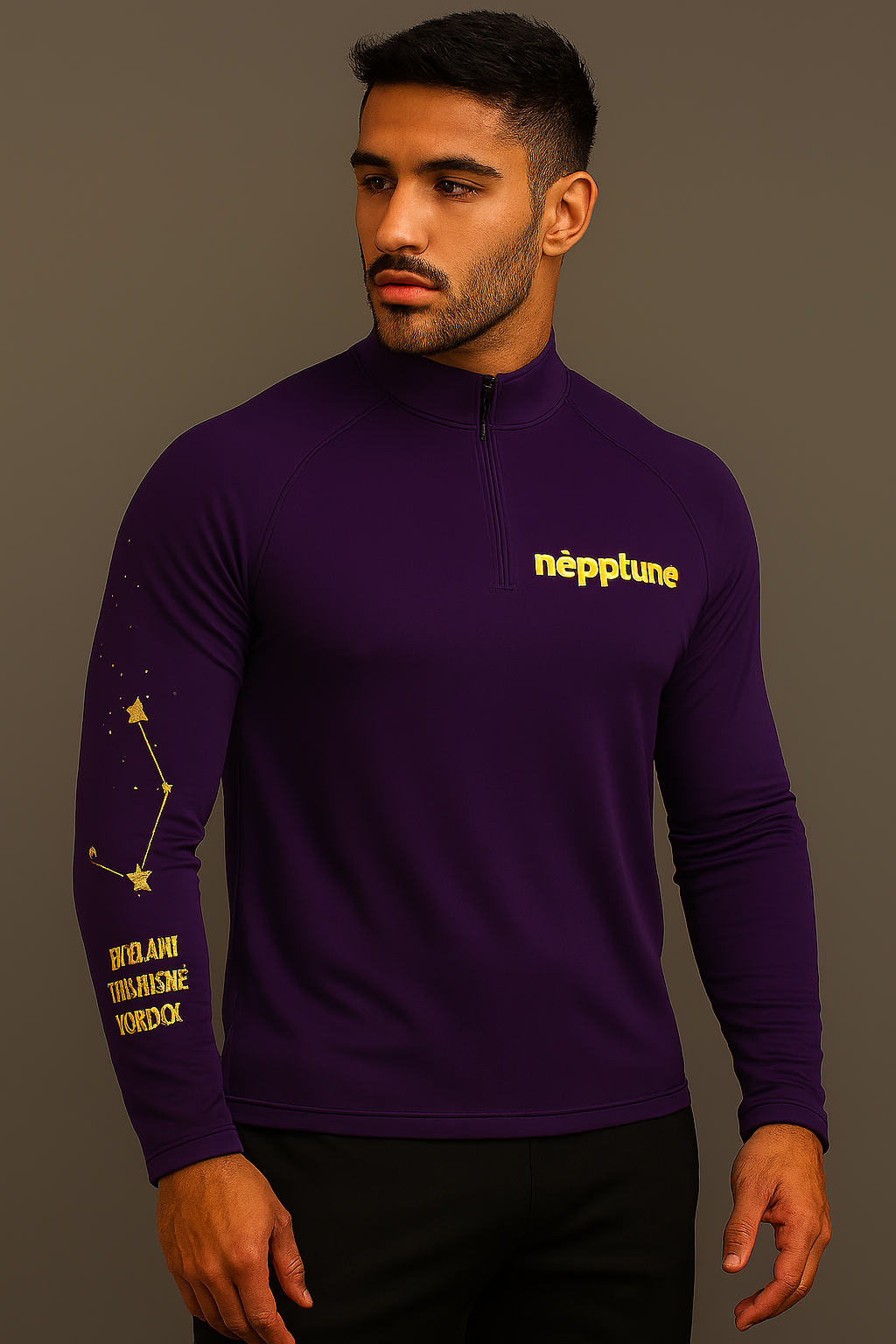 Neptune Constellation Zip-up Shirt