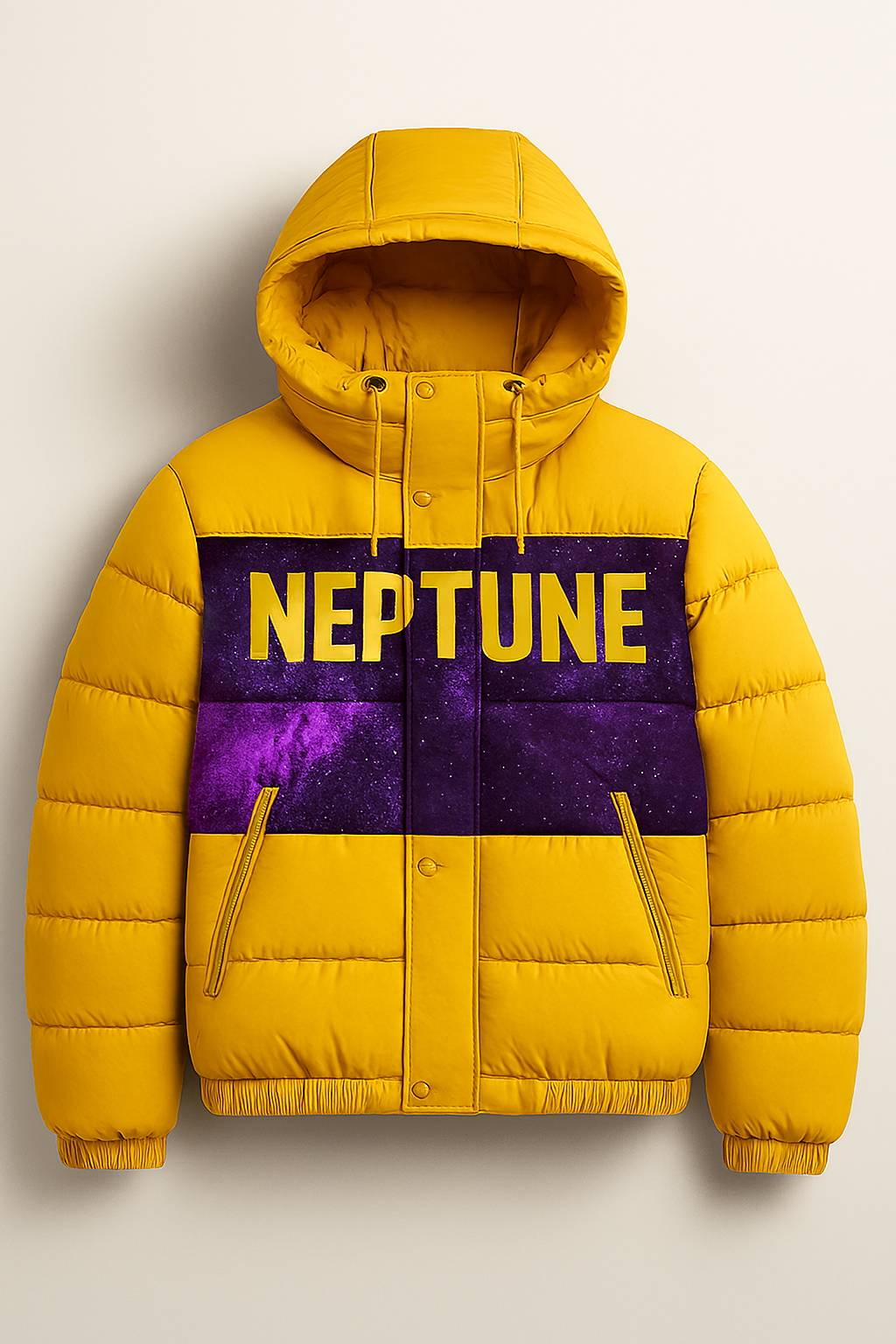 Neptune Yellow Puffer Jacket