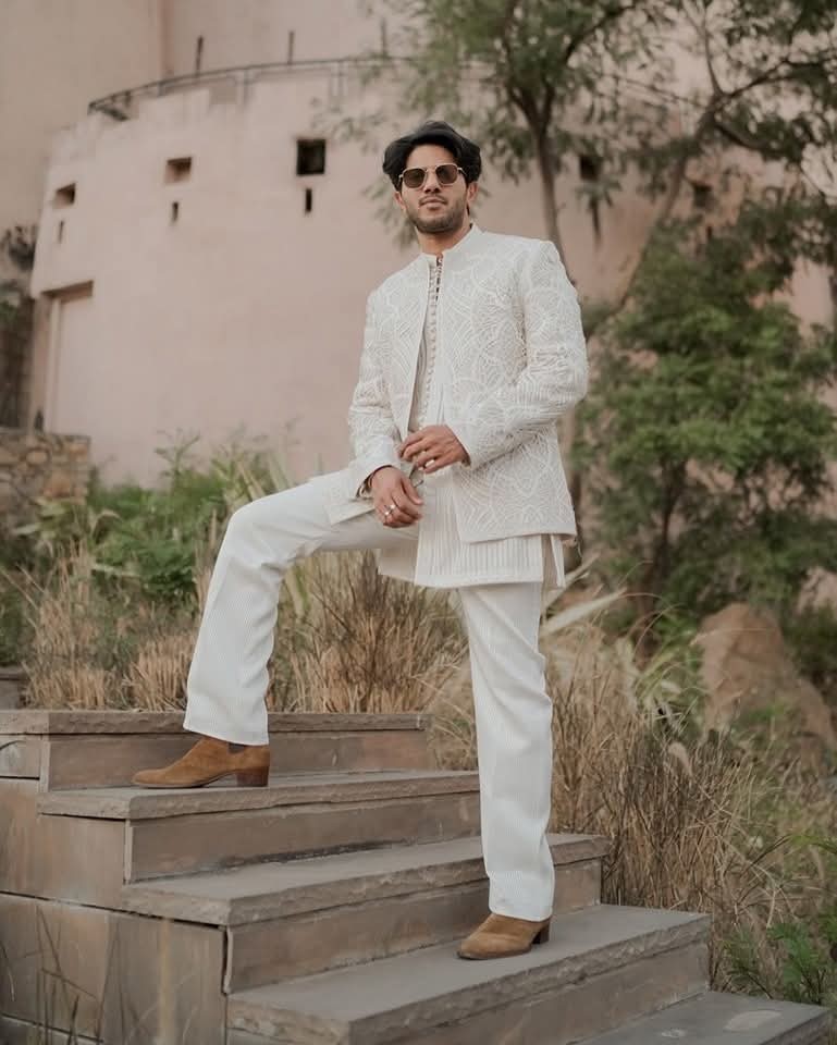 Embroidered Sherwani Suit