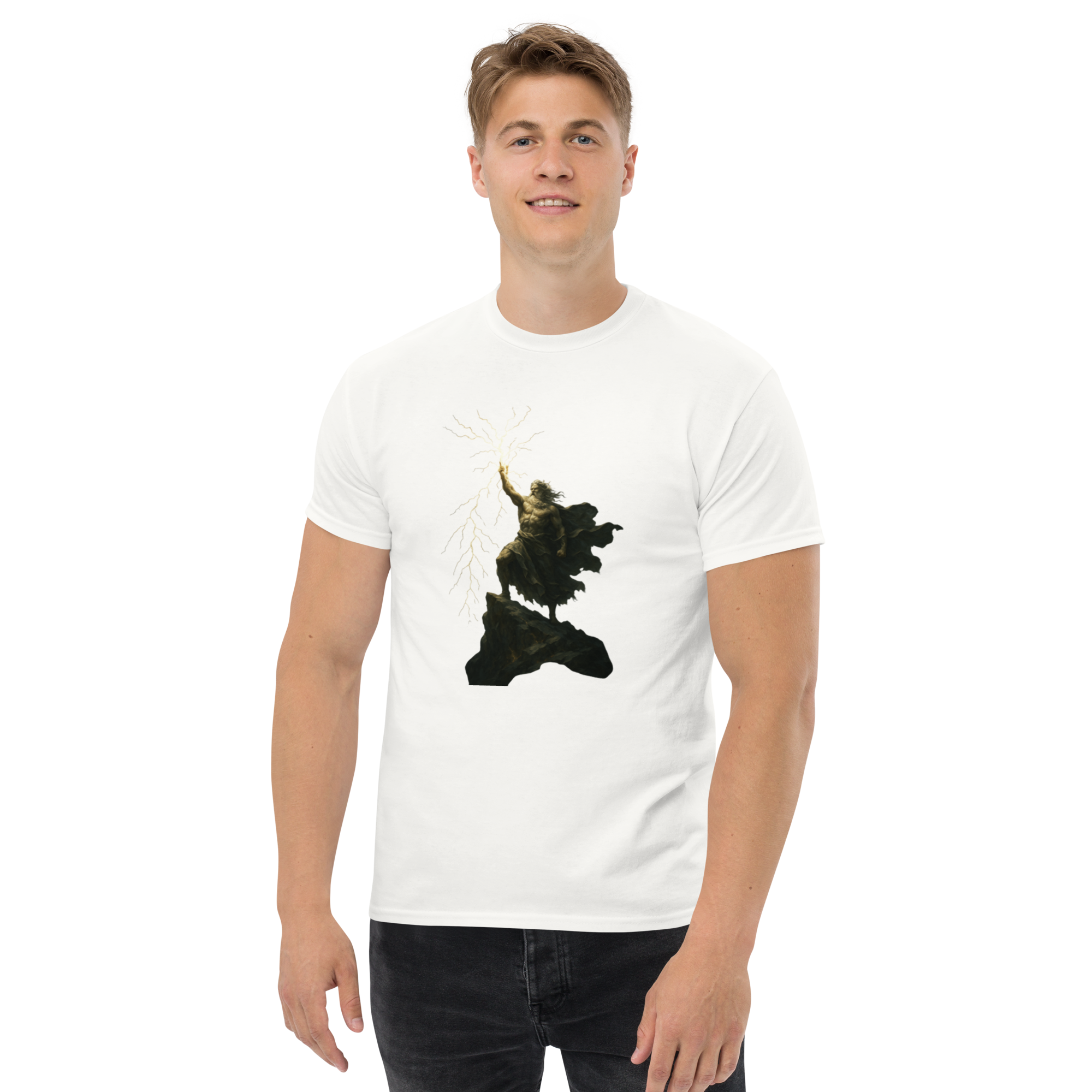 Camiseta Básica Zeus – Señor del Rayo
