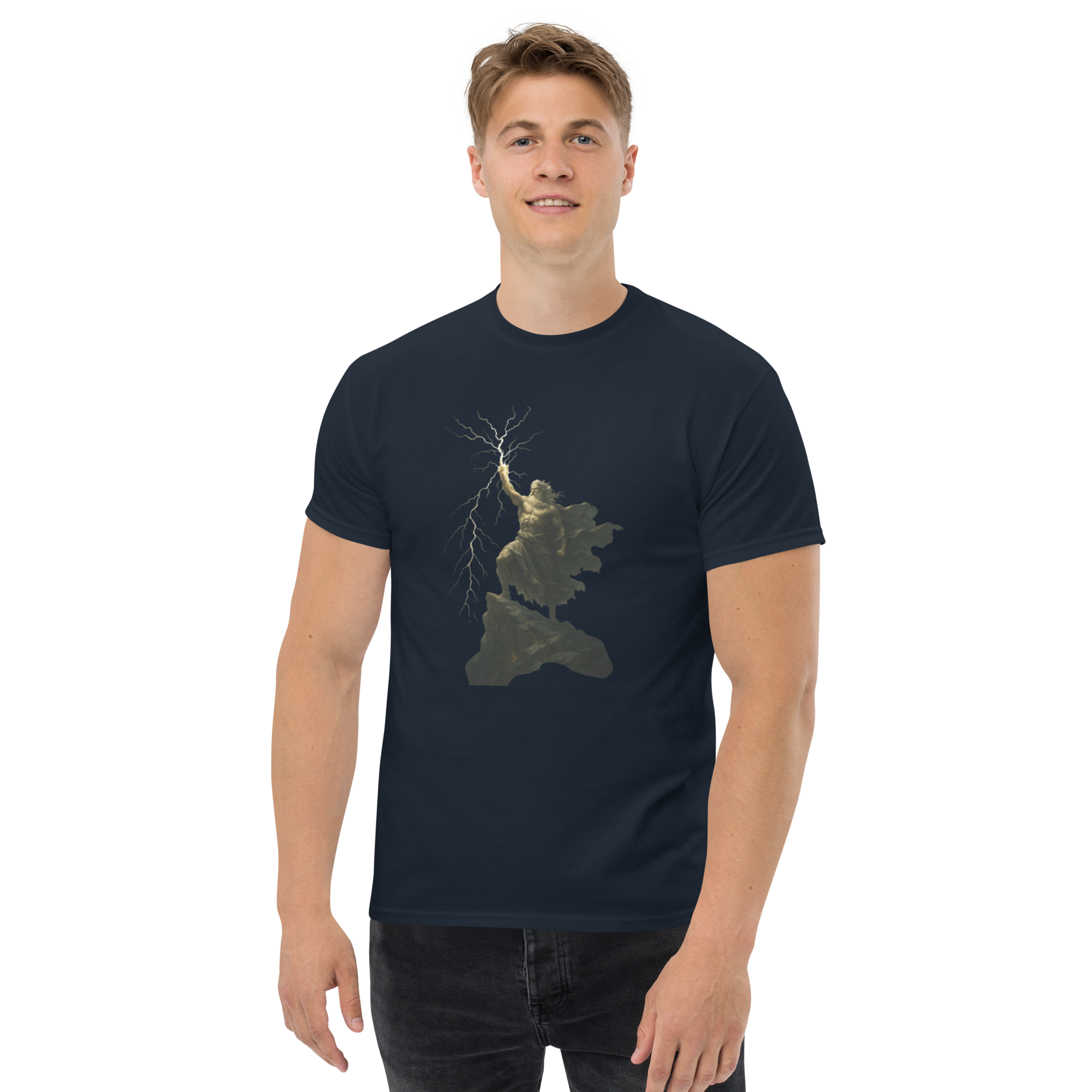 Camiseta Básica Zeus – Señor del Rayo