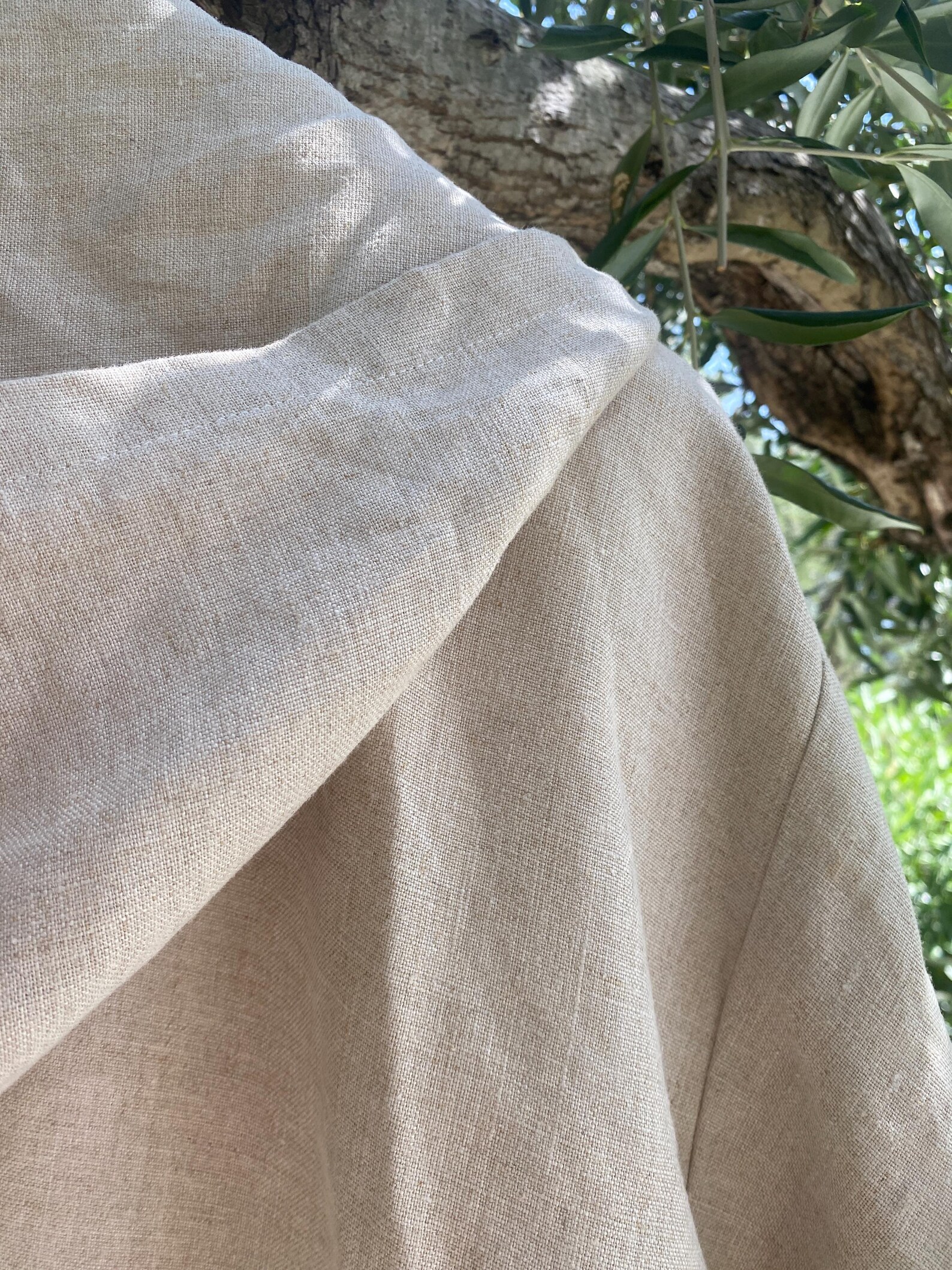 Exclusive Linen Artisan Kimono Yin Yang