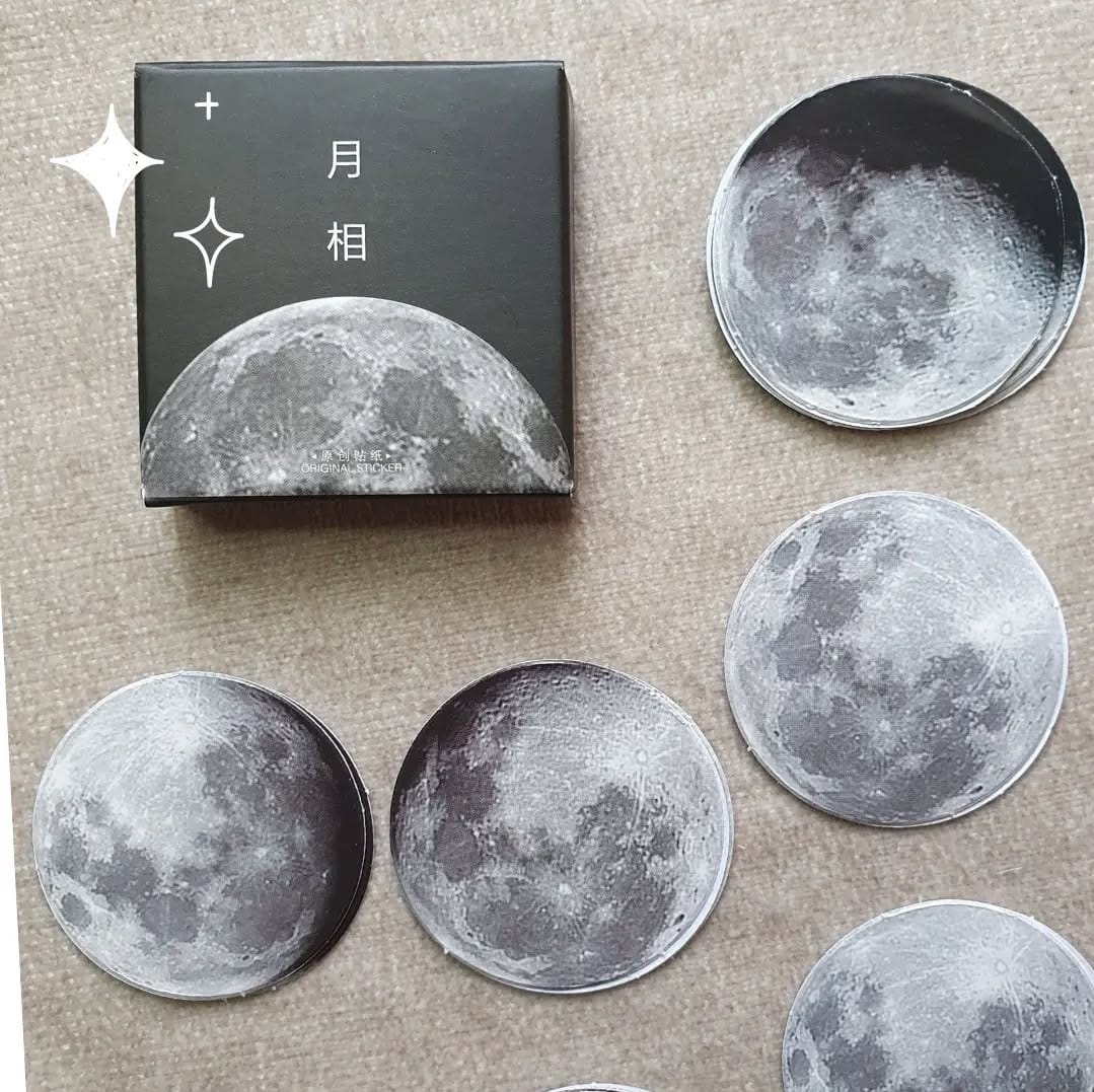 ملصقات أطوار القمر