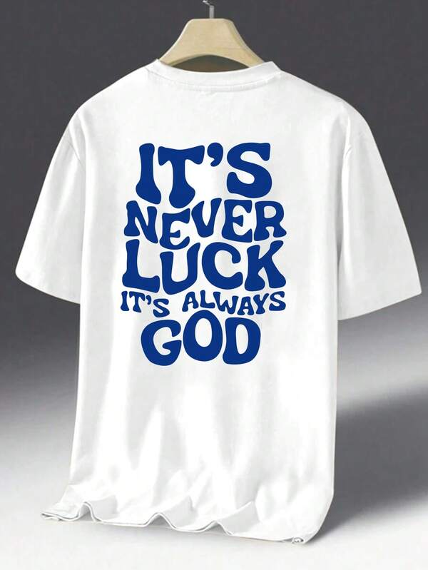 “It’s Never Luck, It’s Always God” (Nunca é sorte, é sempre Deus)