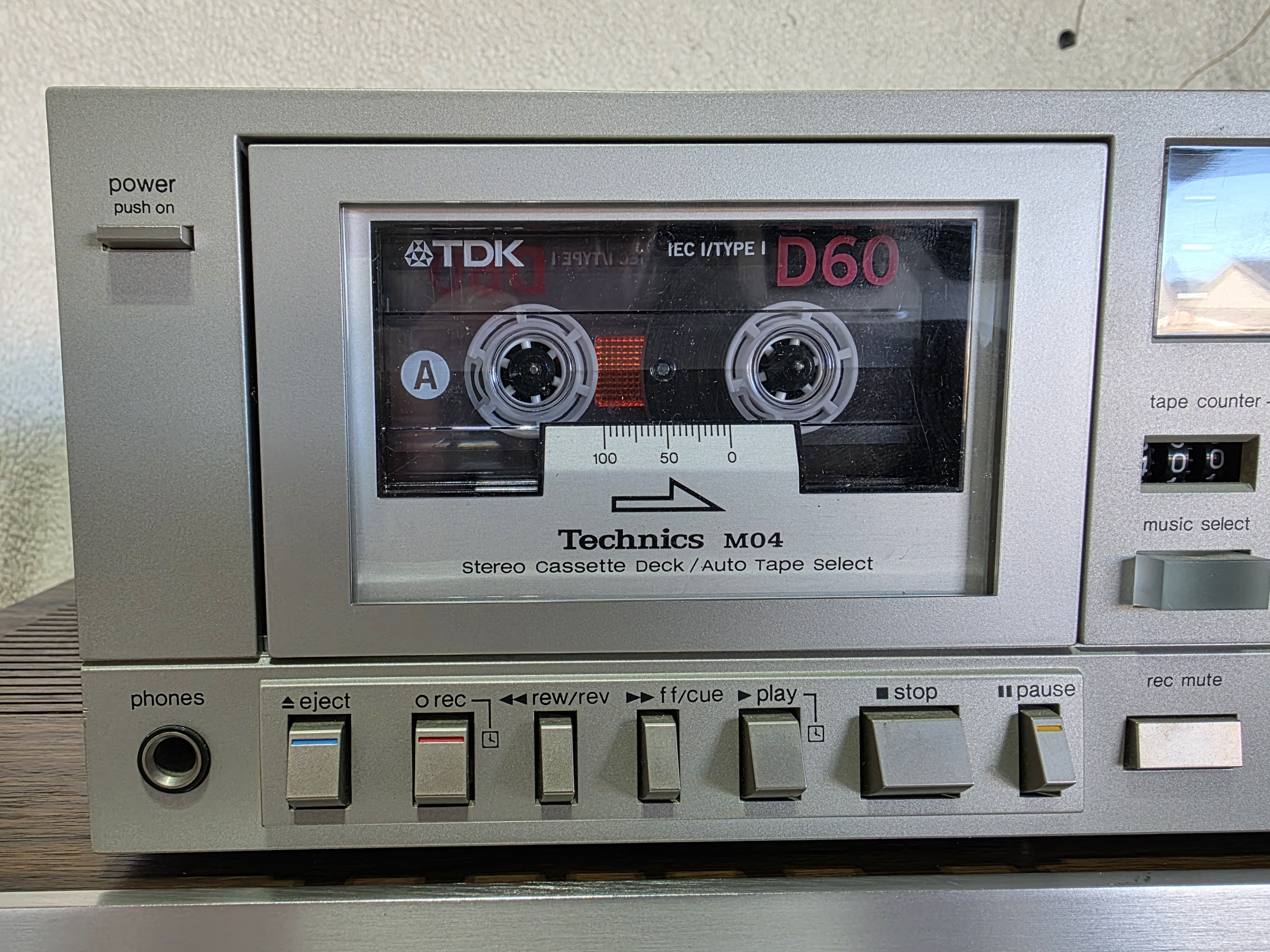 Technics RS-M04 Stereo Cassette Deck