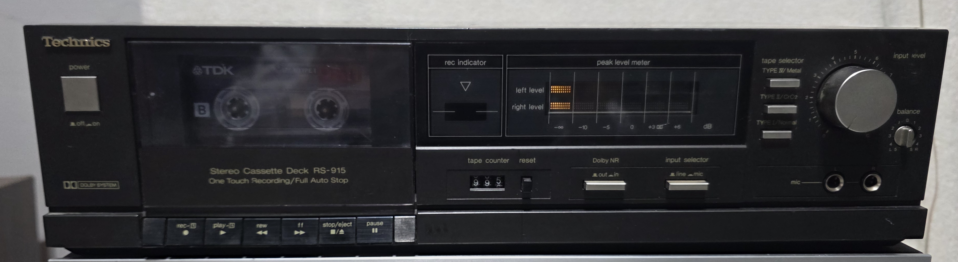 Technics RS-915 Cassette Deck