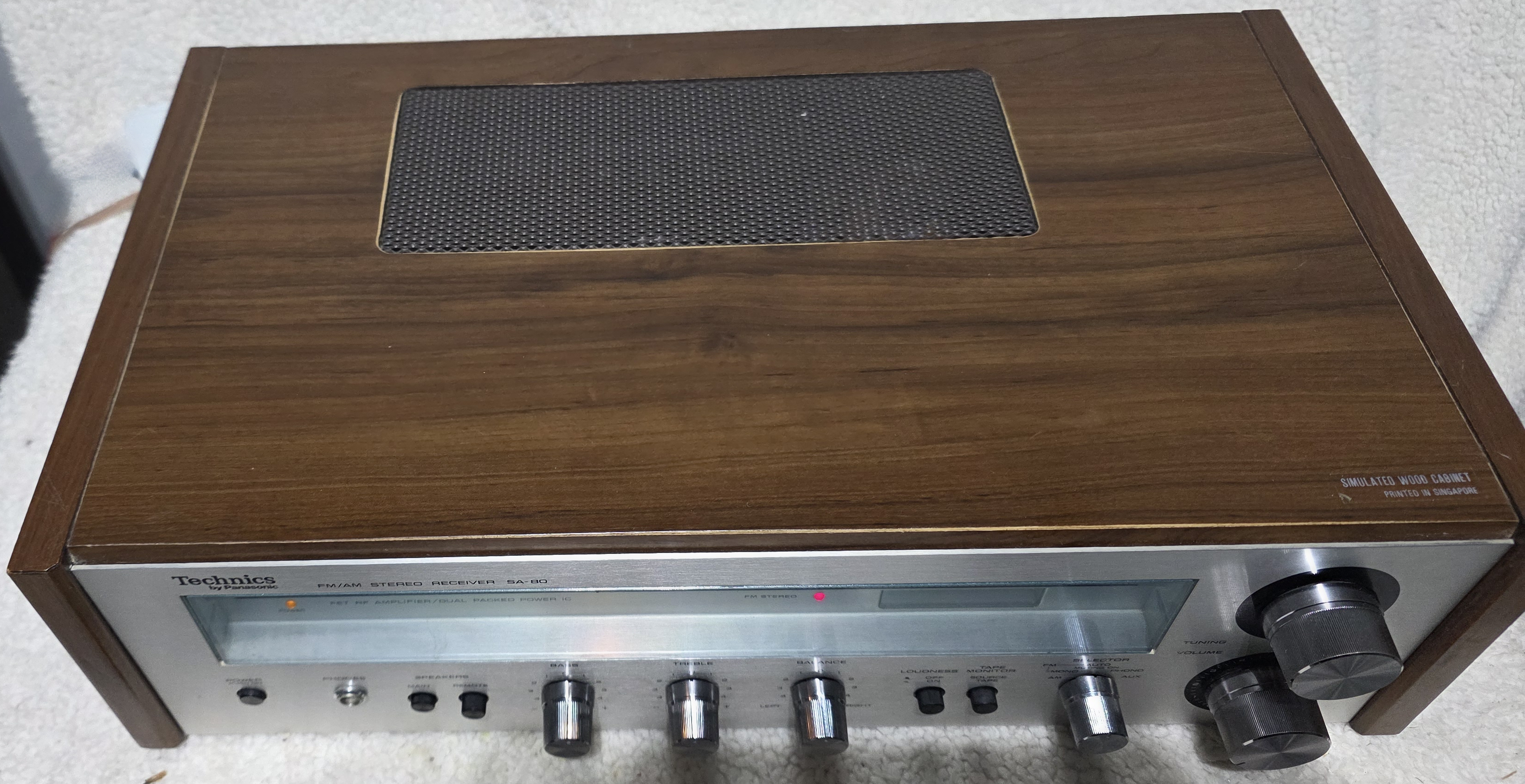 Technics SA-80 Stereo Receiver