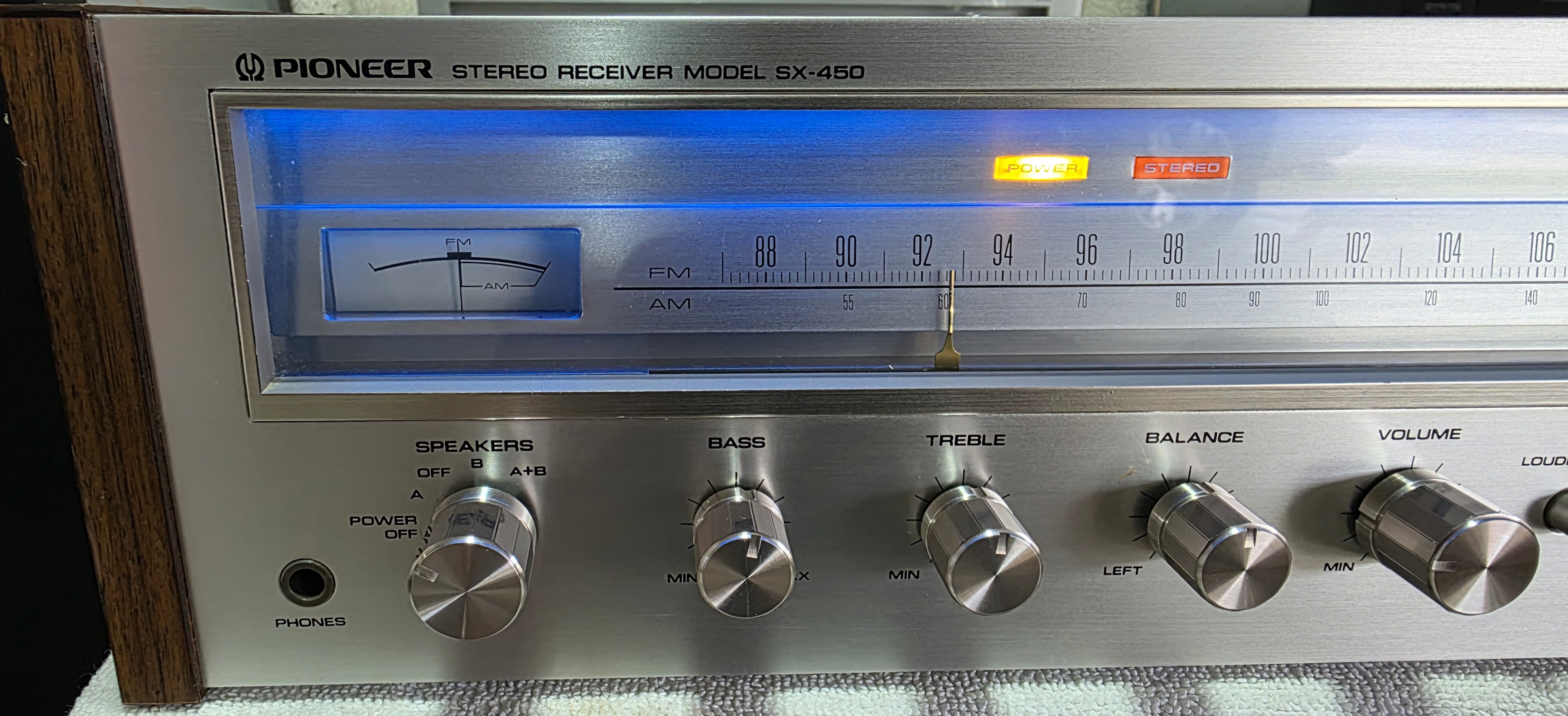 Pioneer SX-450 Receiver