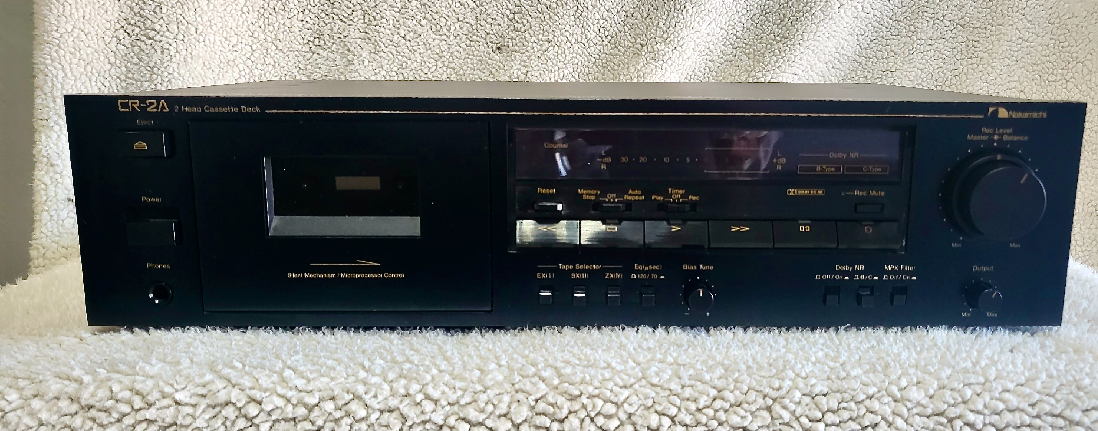 Nakamichi CR-2A Stereo Cassette Deck