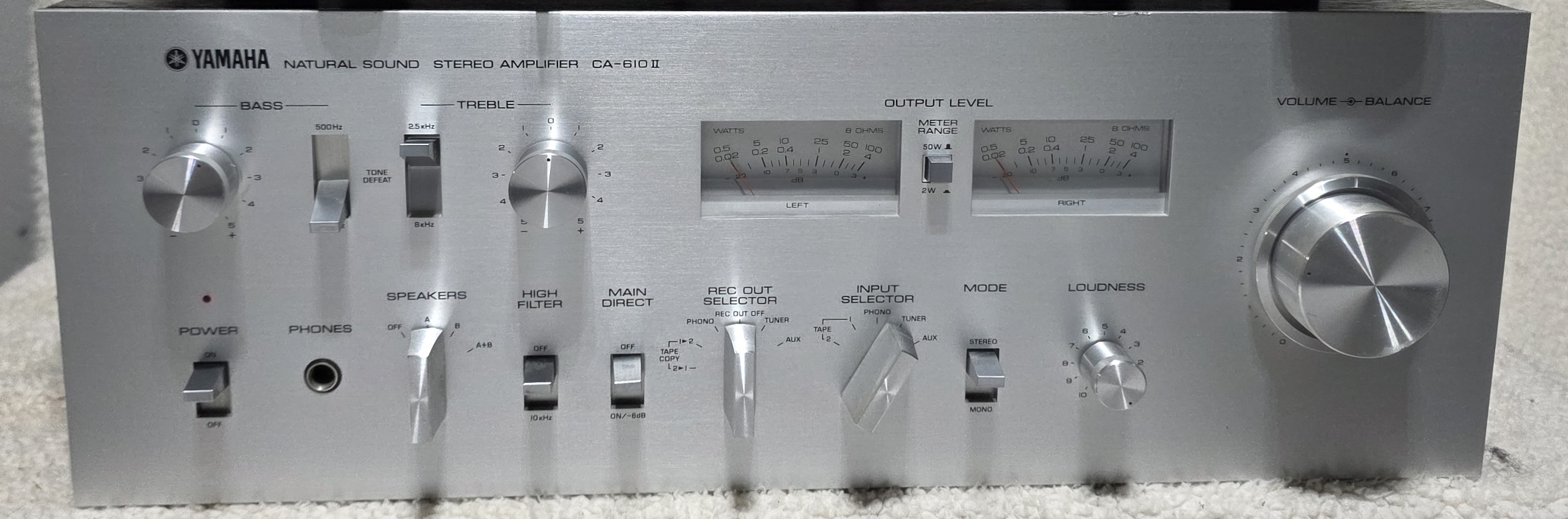 Yamaha CA-610II Amplifier & Yamaha CT-610II Tuner