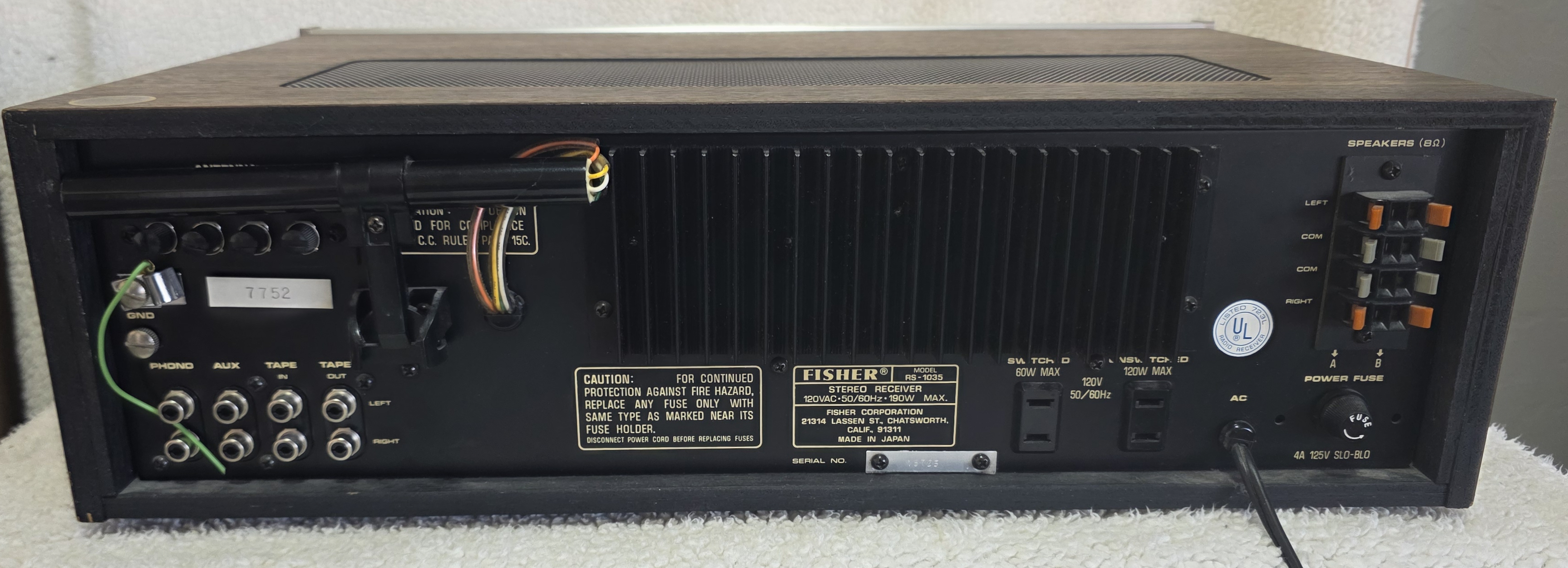 Fisher RS-1035 Vintage Receiver