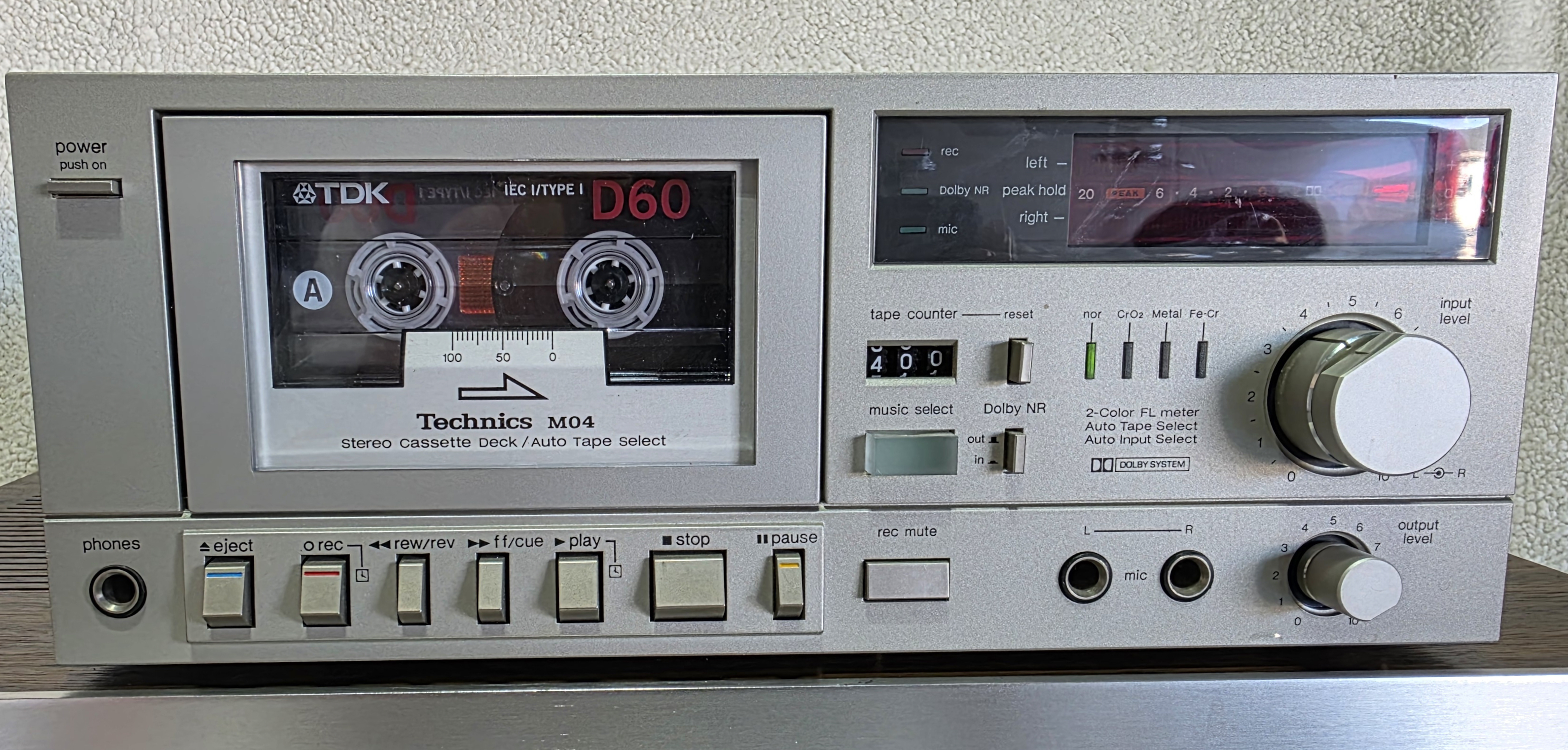 Technics RS-M04 Stereo Cassette Deck