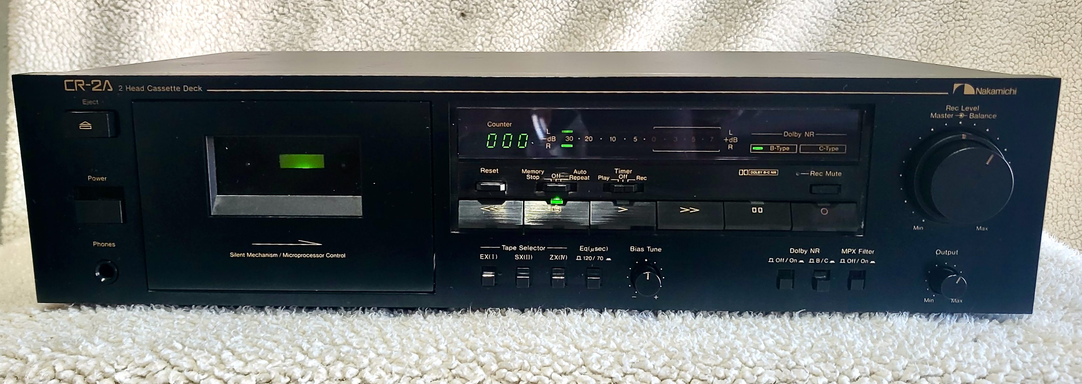 Nakamichi CR-2A Stereo Cassette Deck