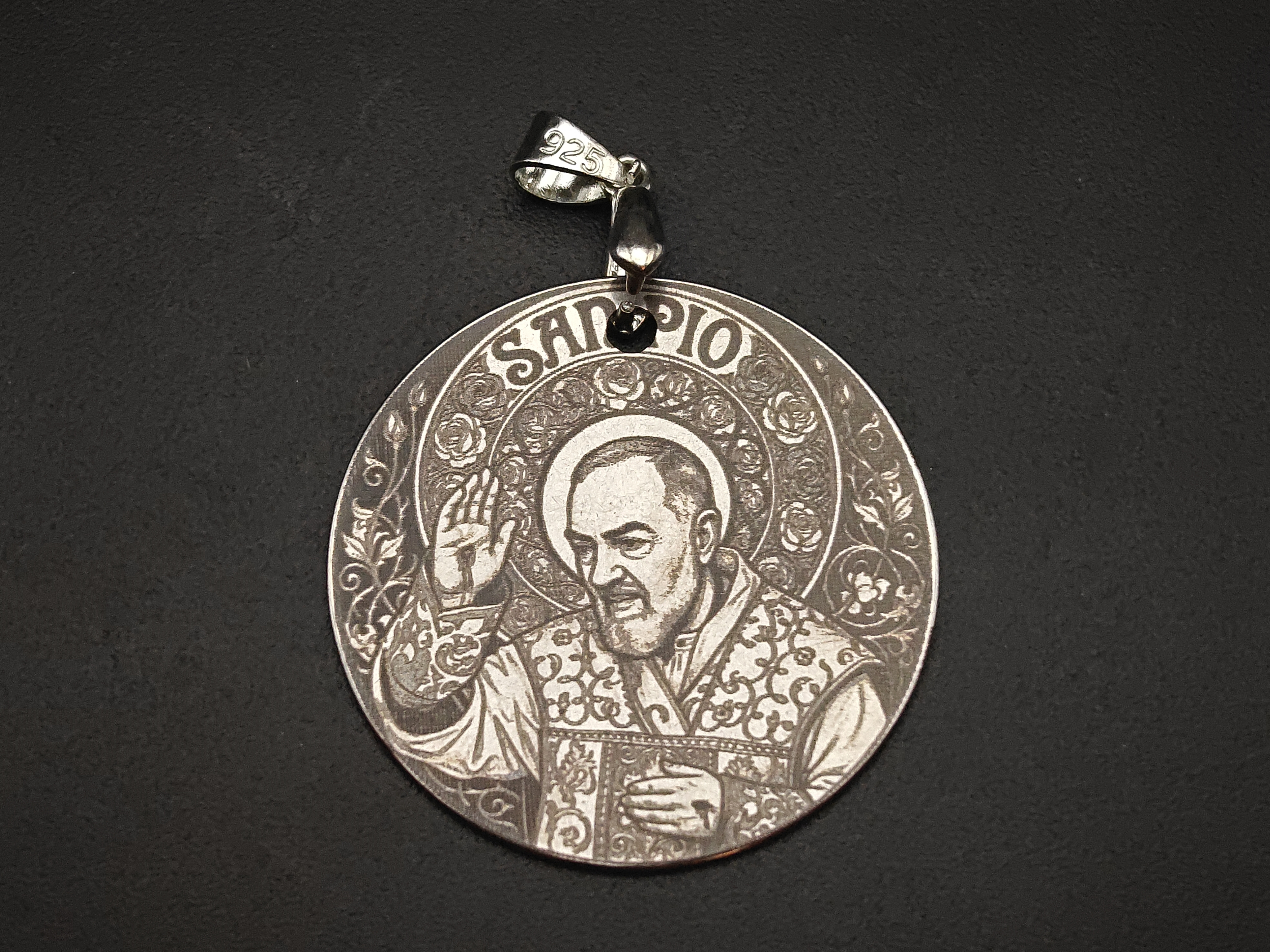 St Pio Padre Personalized Medal
