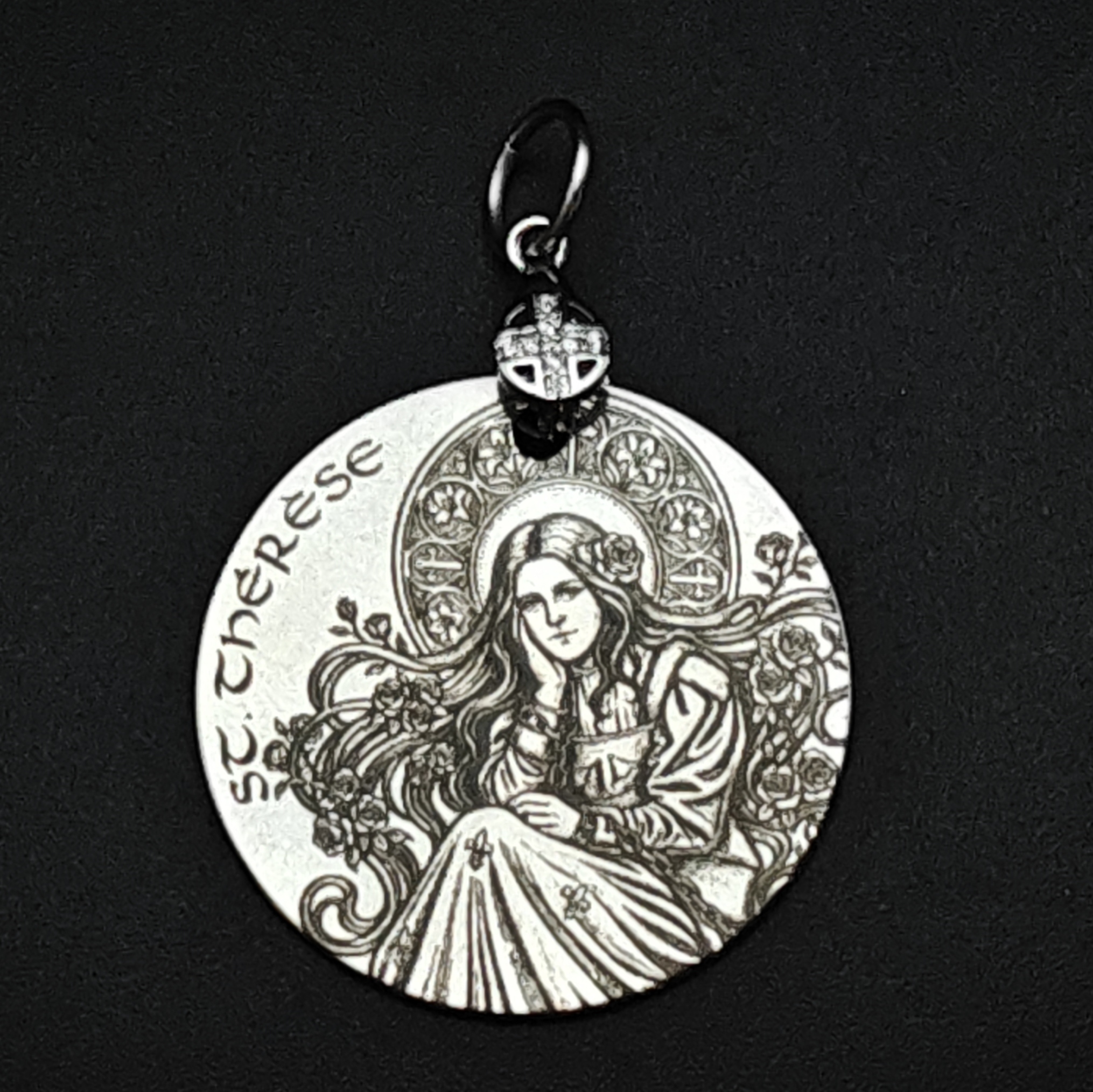 St. Therese of Lisieux Medal Pendant