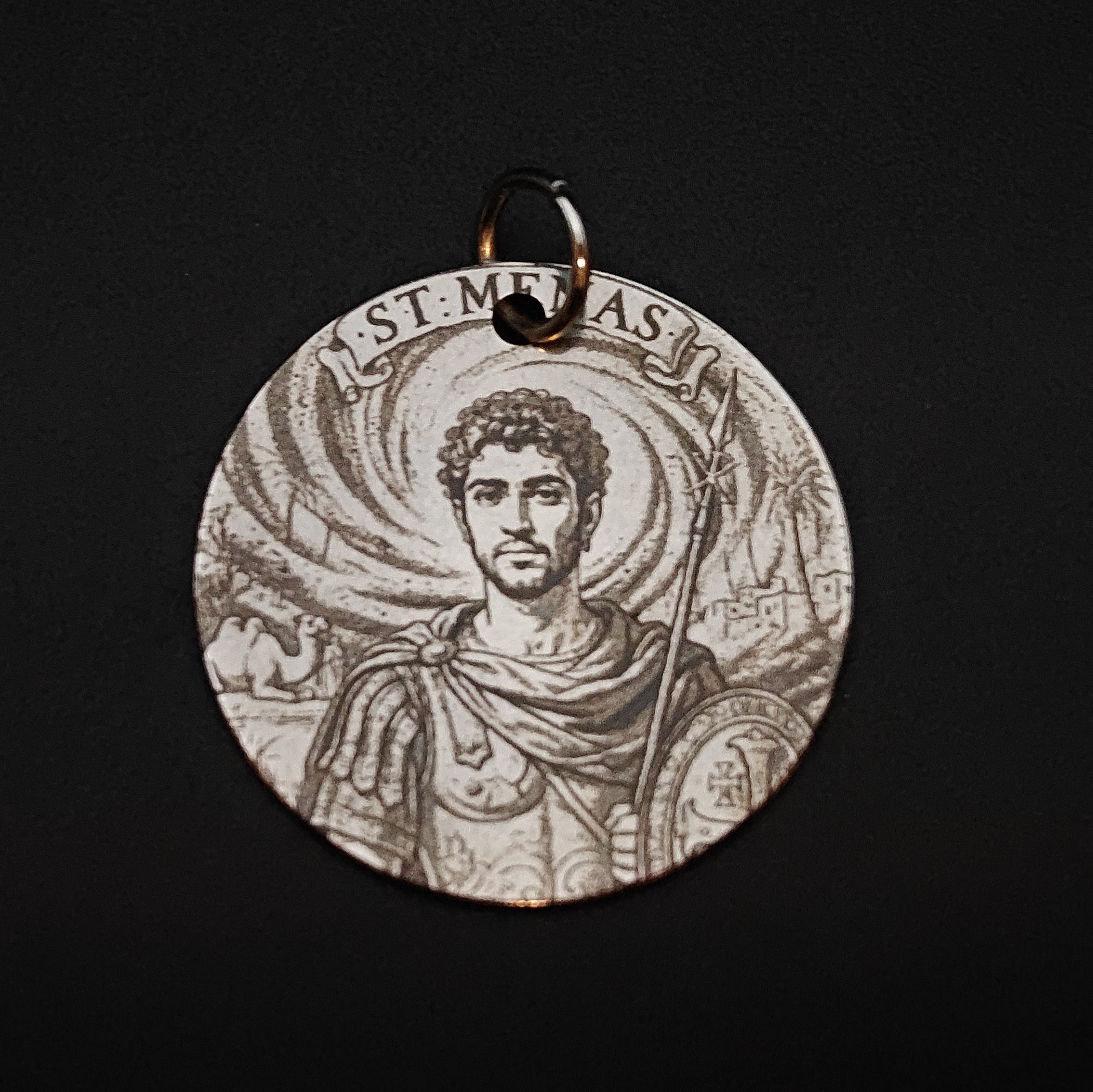 Saint Menas Medal Pendant