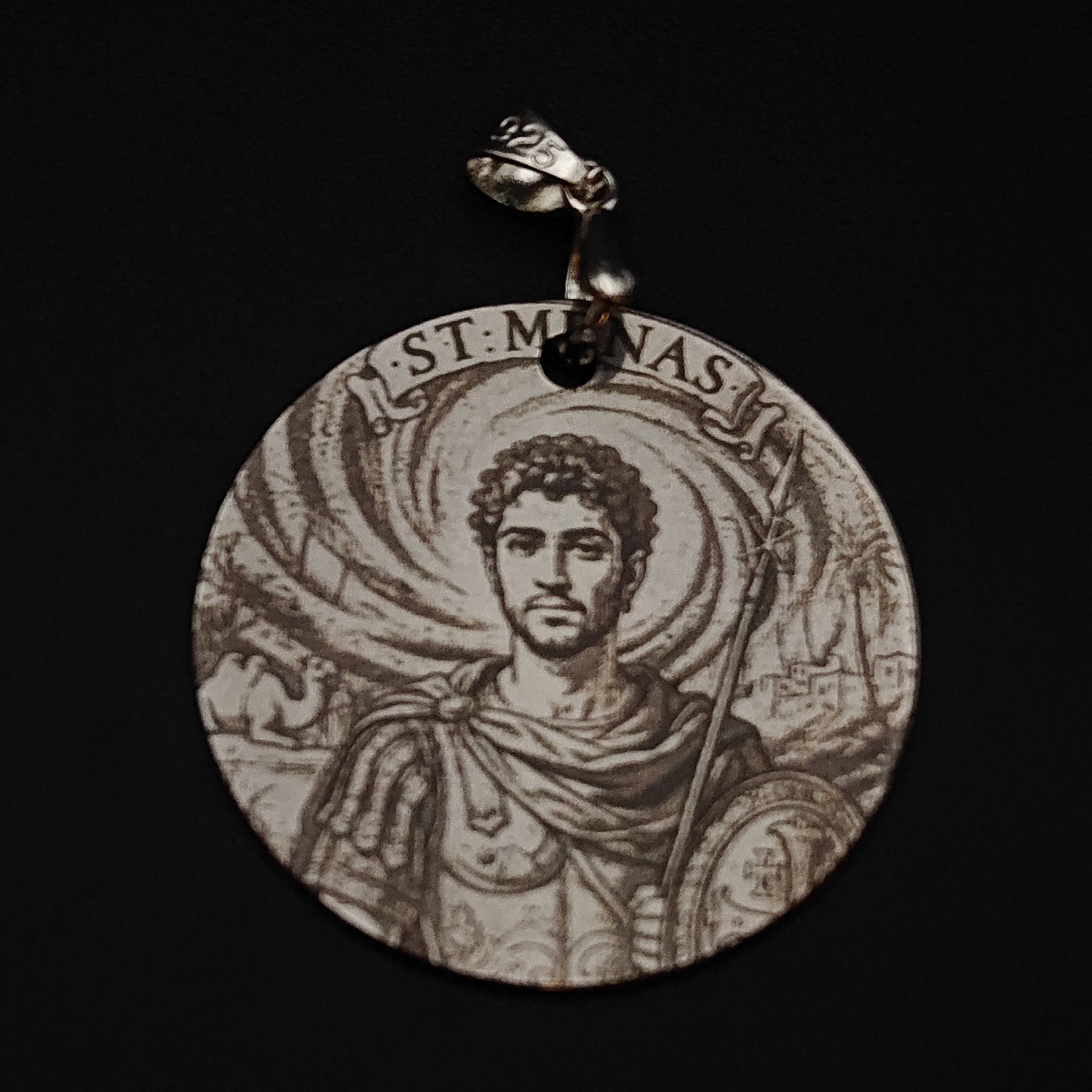 Saint Menas Medal Pendant