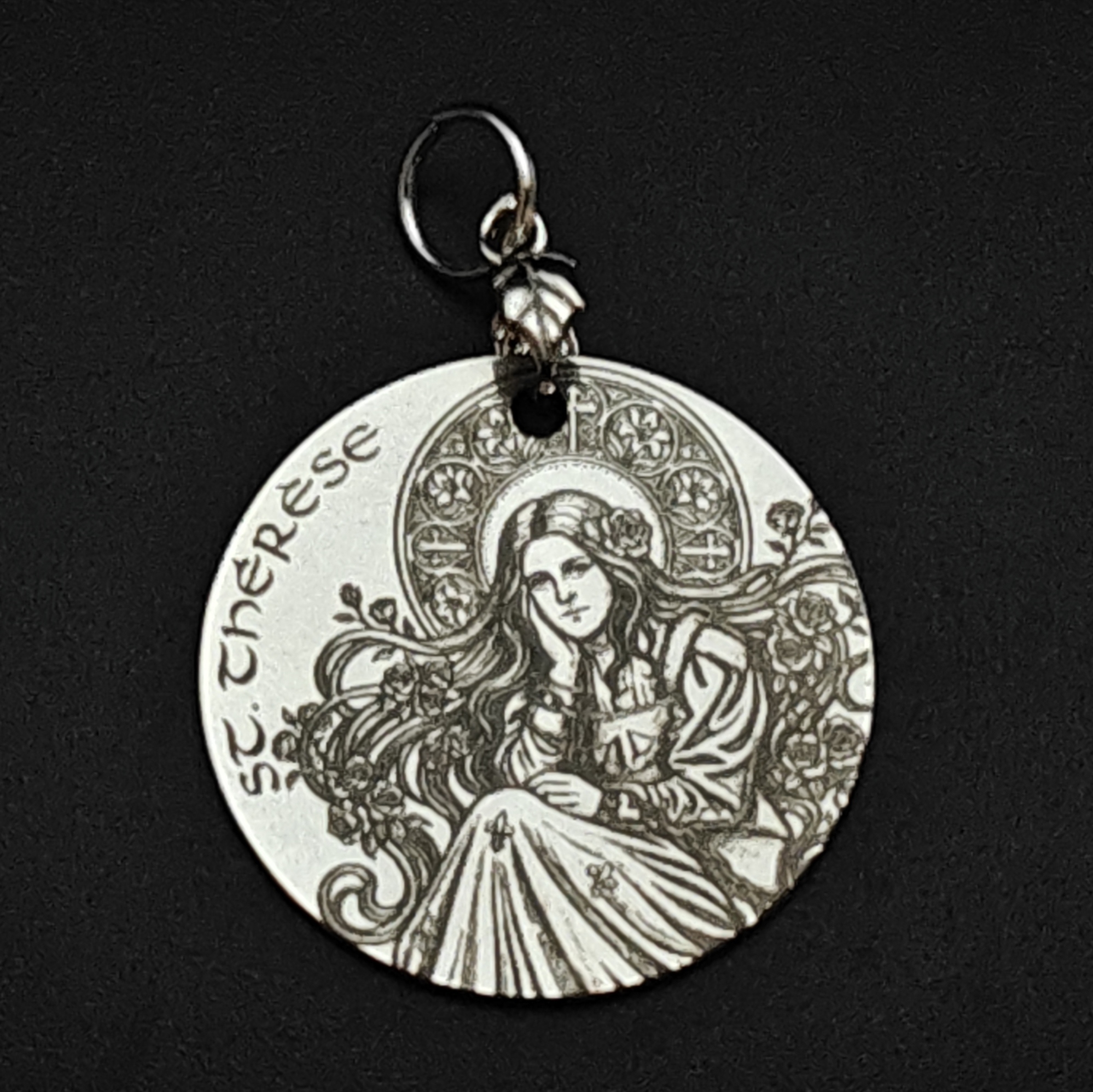 St. Therese of Lisieux Medal Pendant