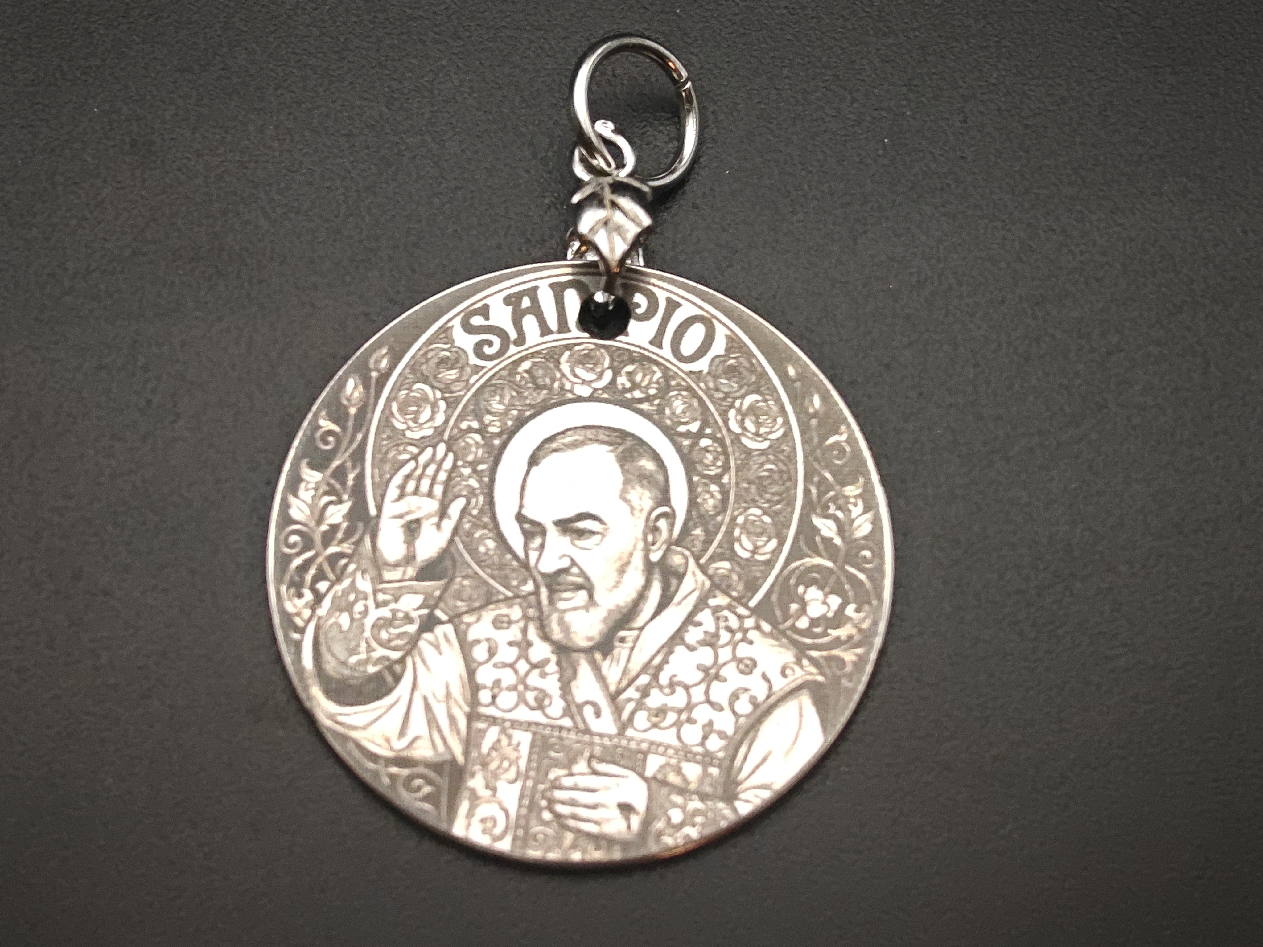 St Pio Padre Personalized Medal