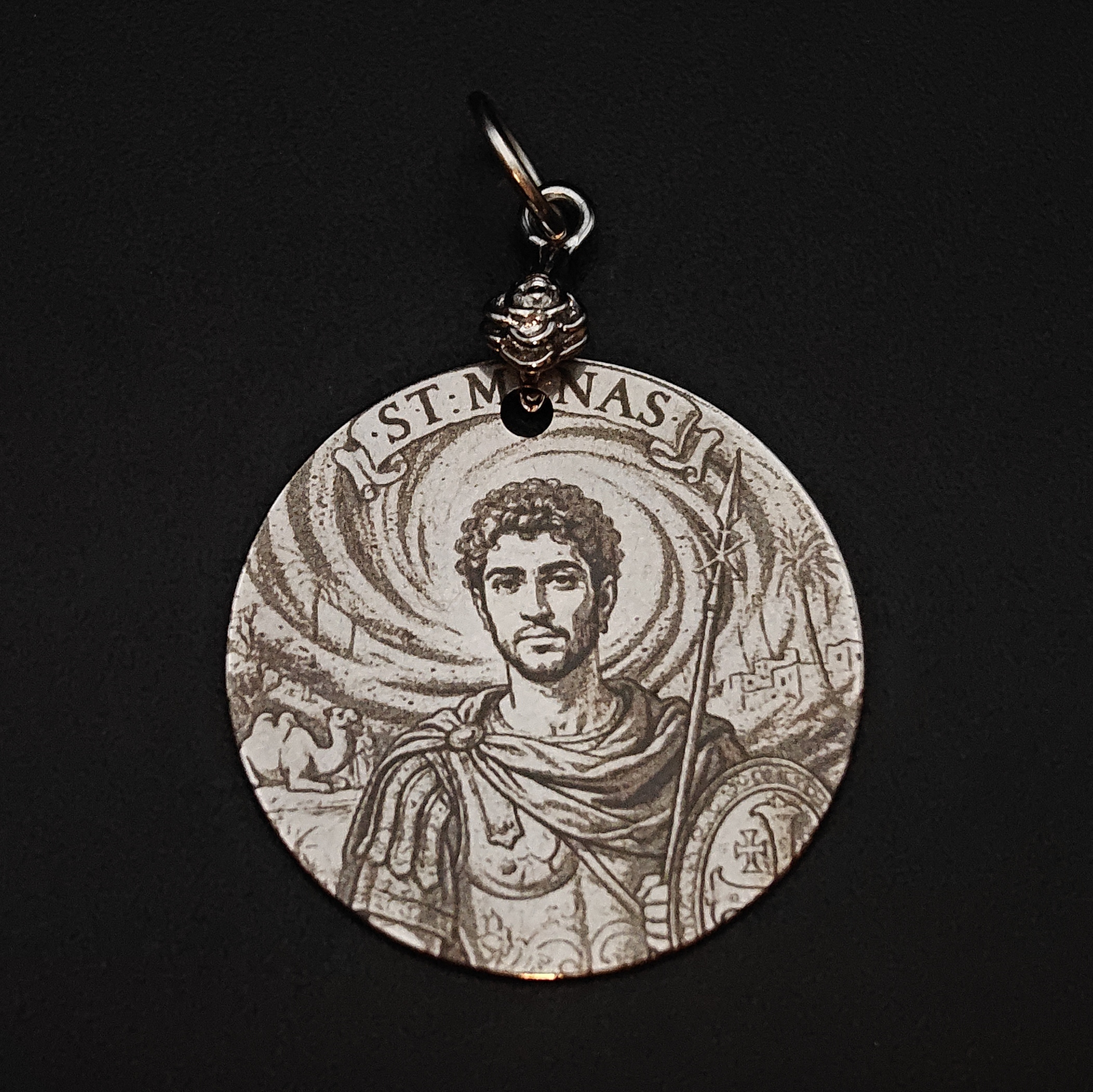 Saint Menas Medal Pendant
