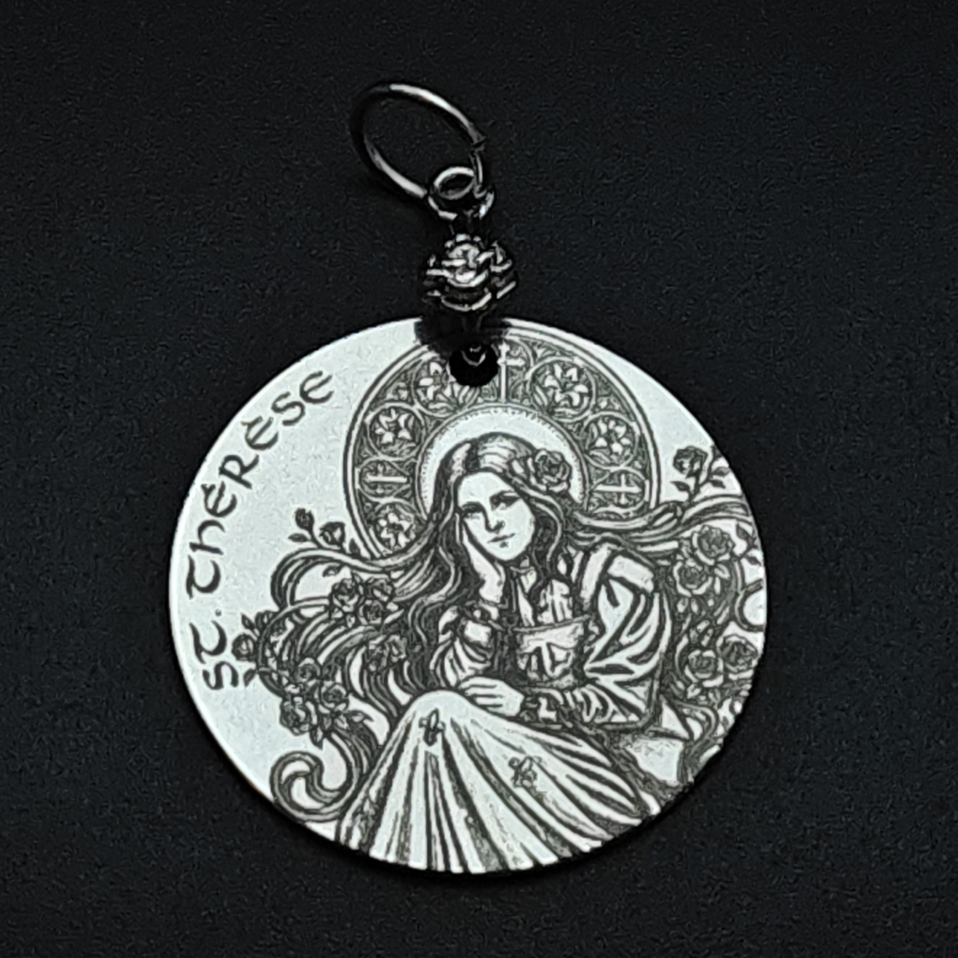 St. Therese of Lisieux Medal Pendant
