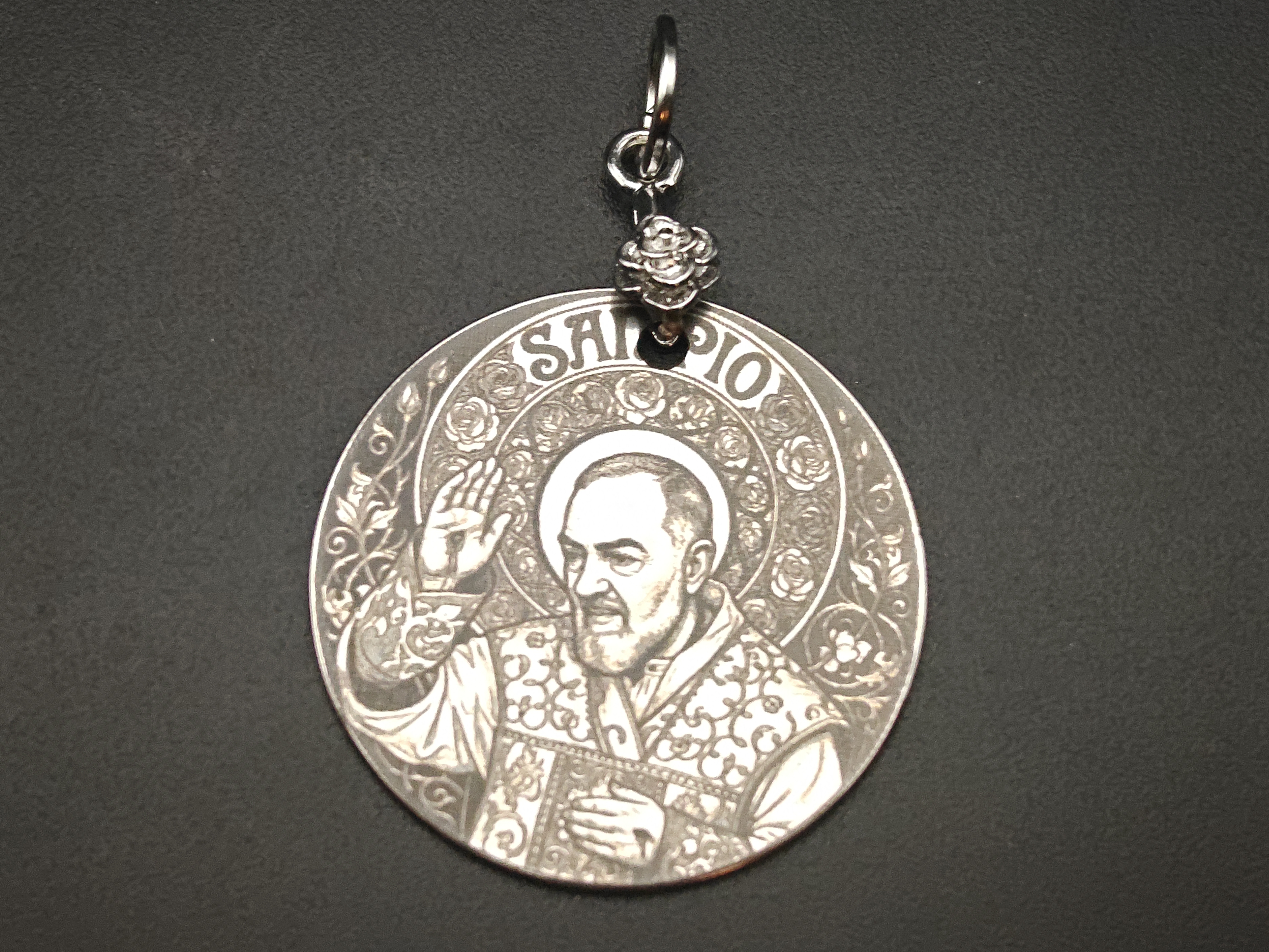 St Pio Padre Personalized Medal