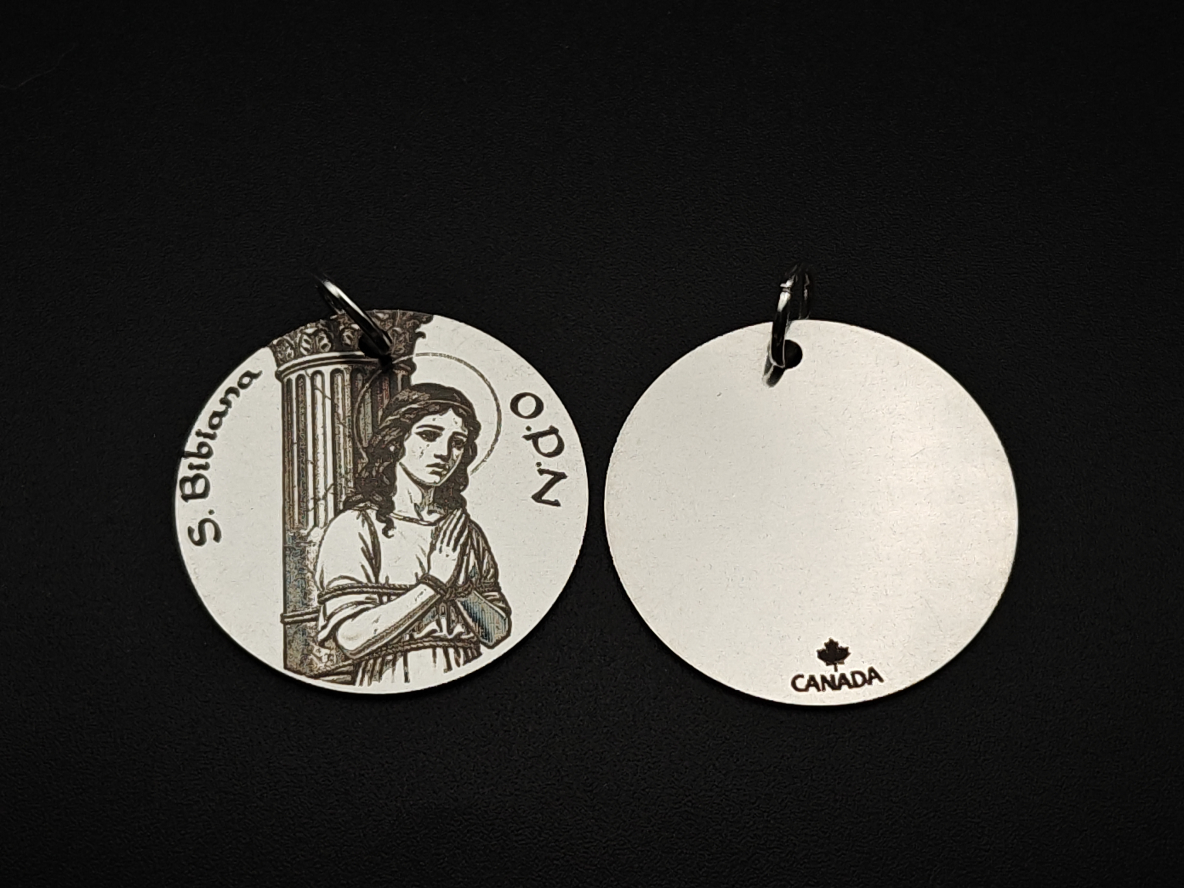 St. Bibiana Stainless Steel Medal