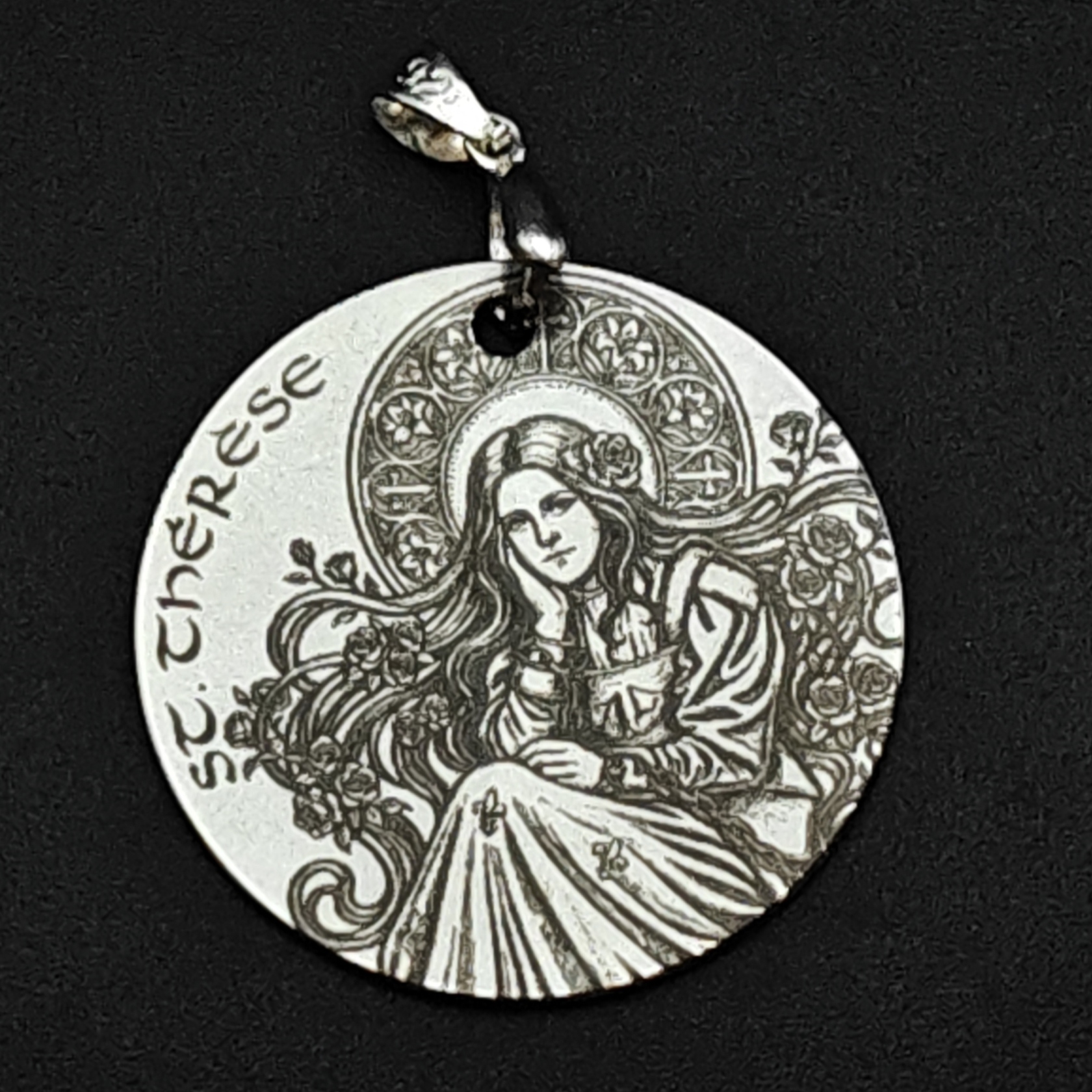 St. Therese of Lisieux Medal Pendant