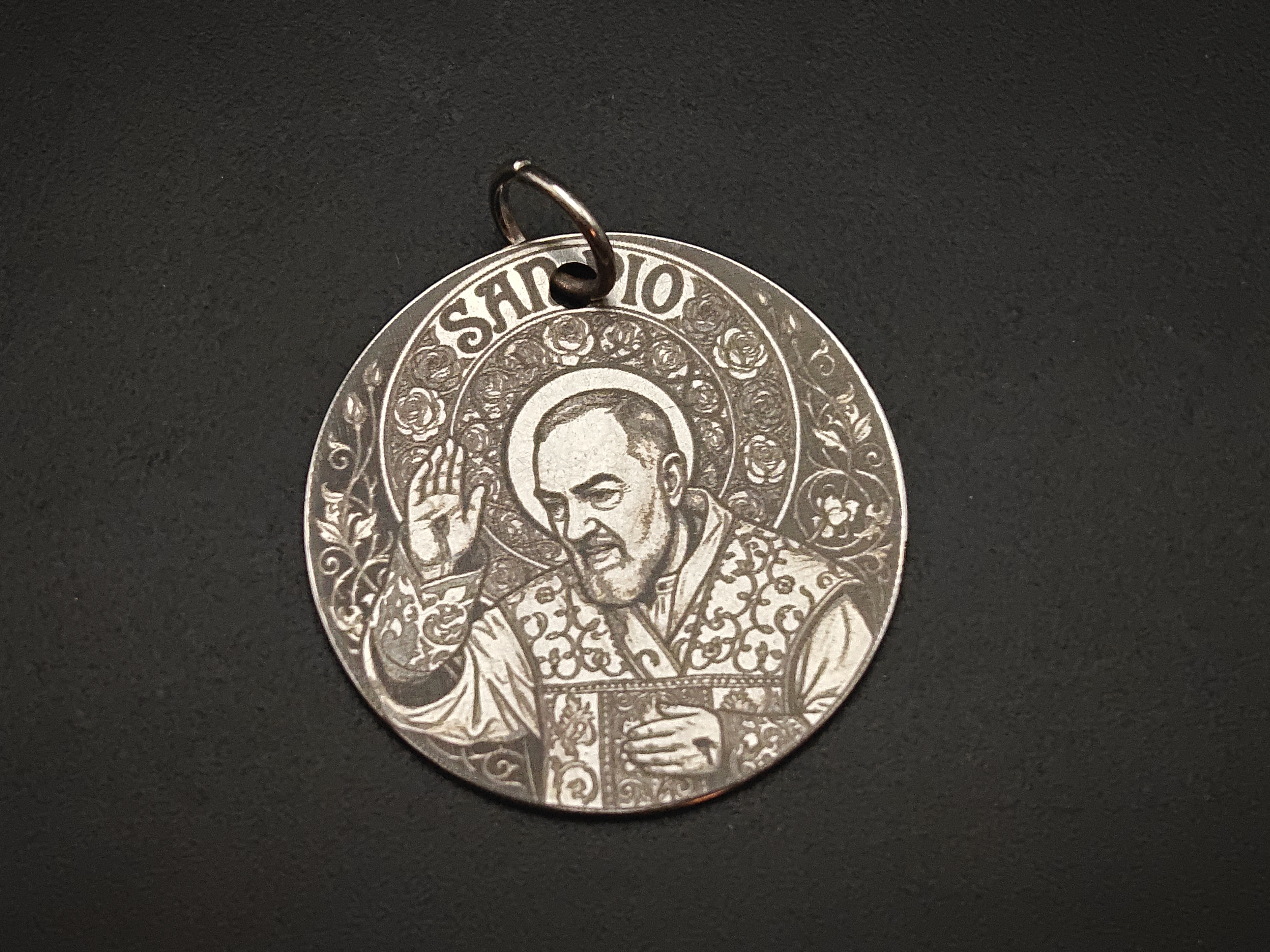 St Pio Padre Personalized Medal