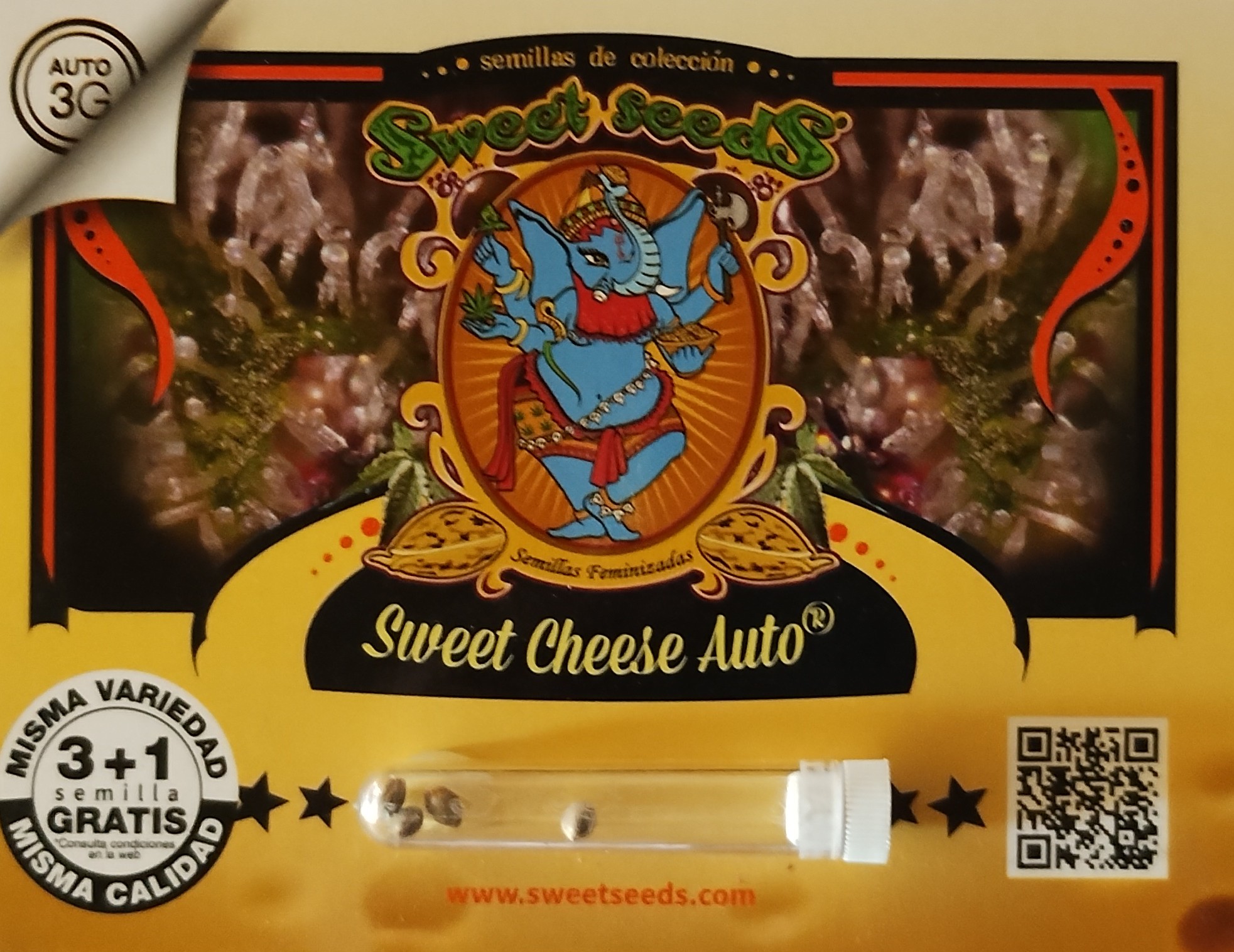 Sweet Seeds Sweet Cheese Auto 3+1uds