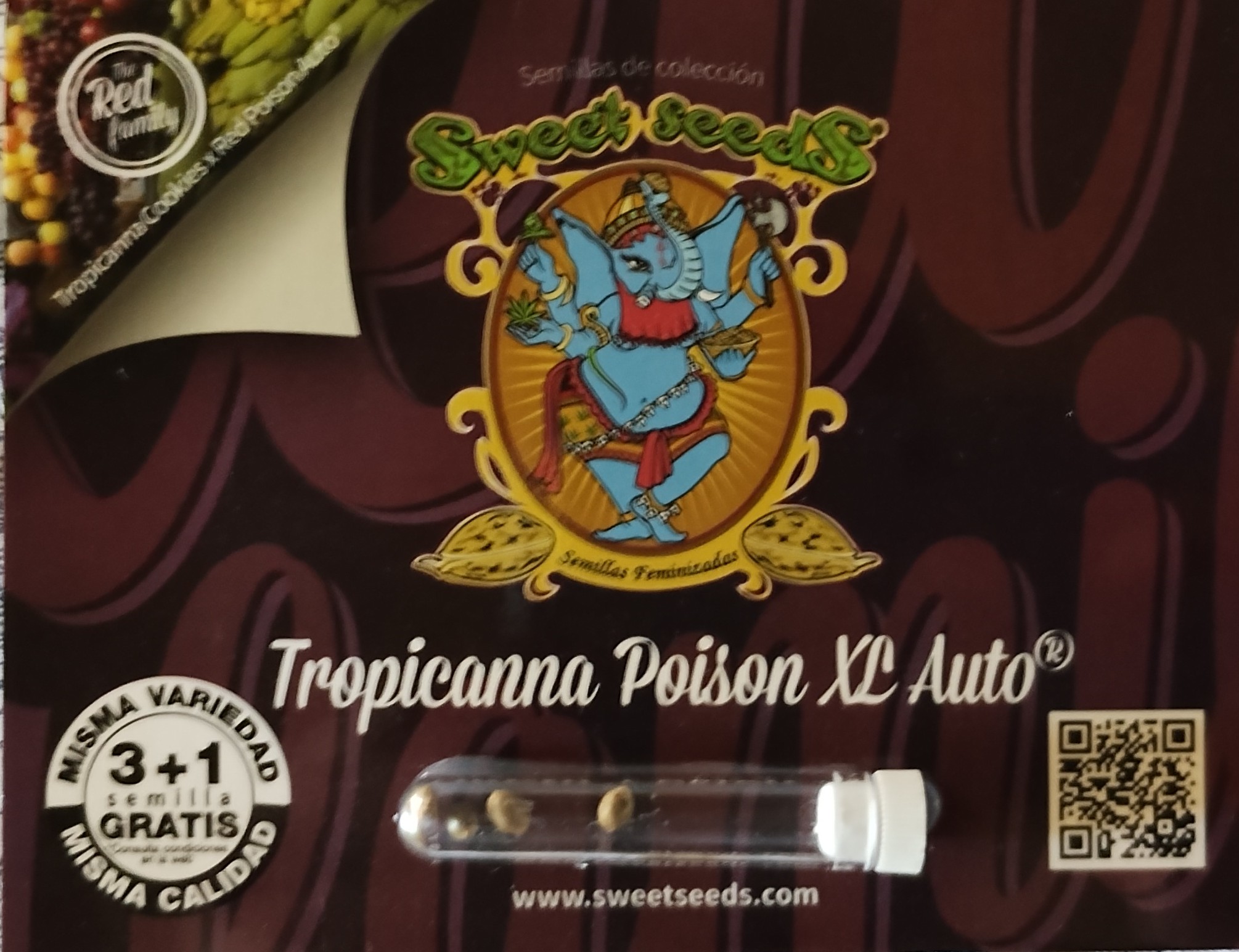 Sweet Seeds Tropicanna Poison XL Auto 3+1uds