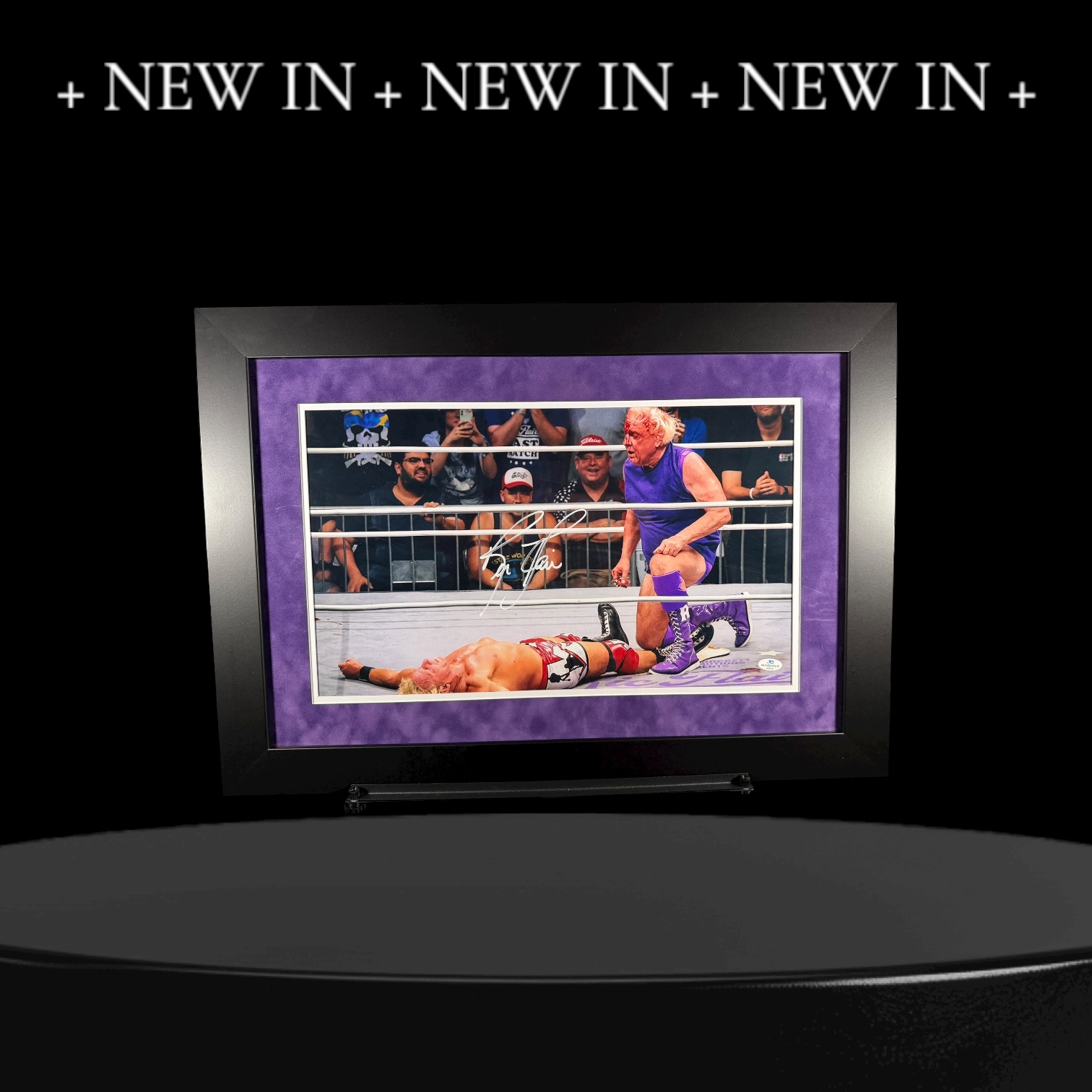 Ric Flair Autographed Pro Wrestling Photo