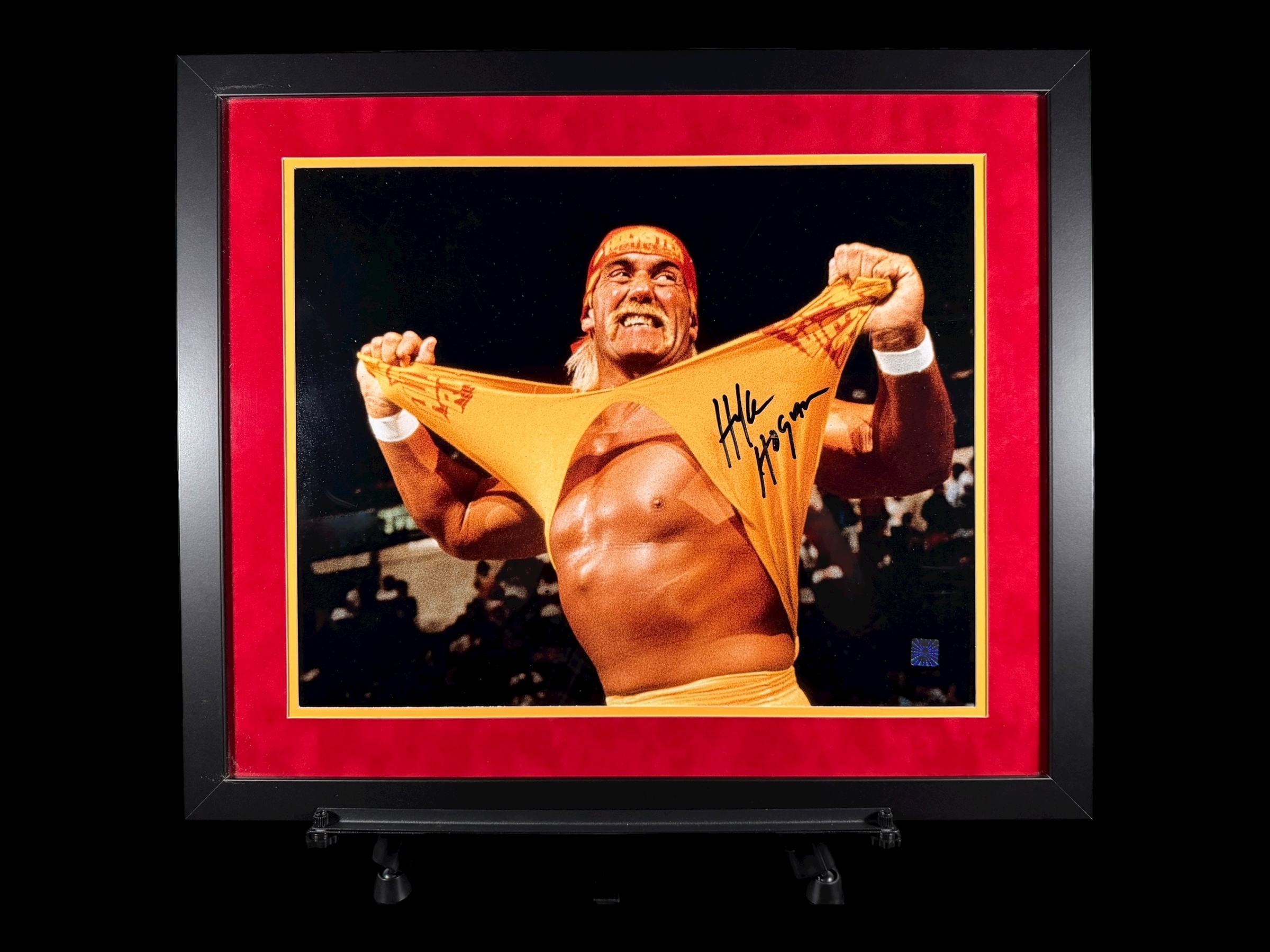 Hulk Hogan Signed Framed Photo